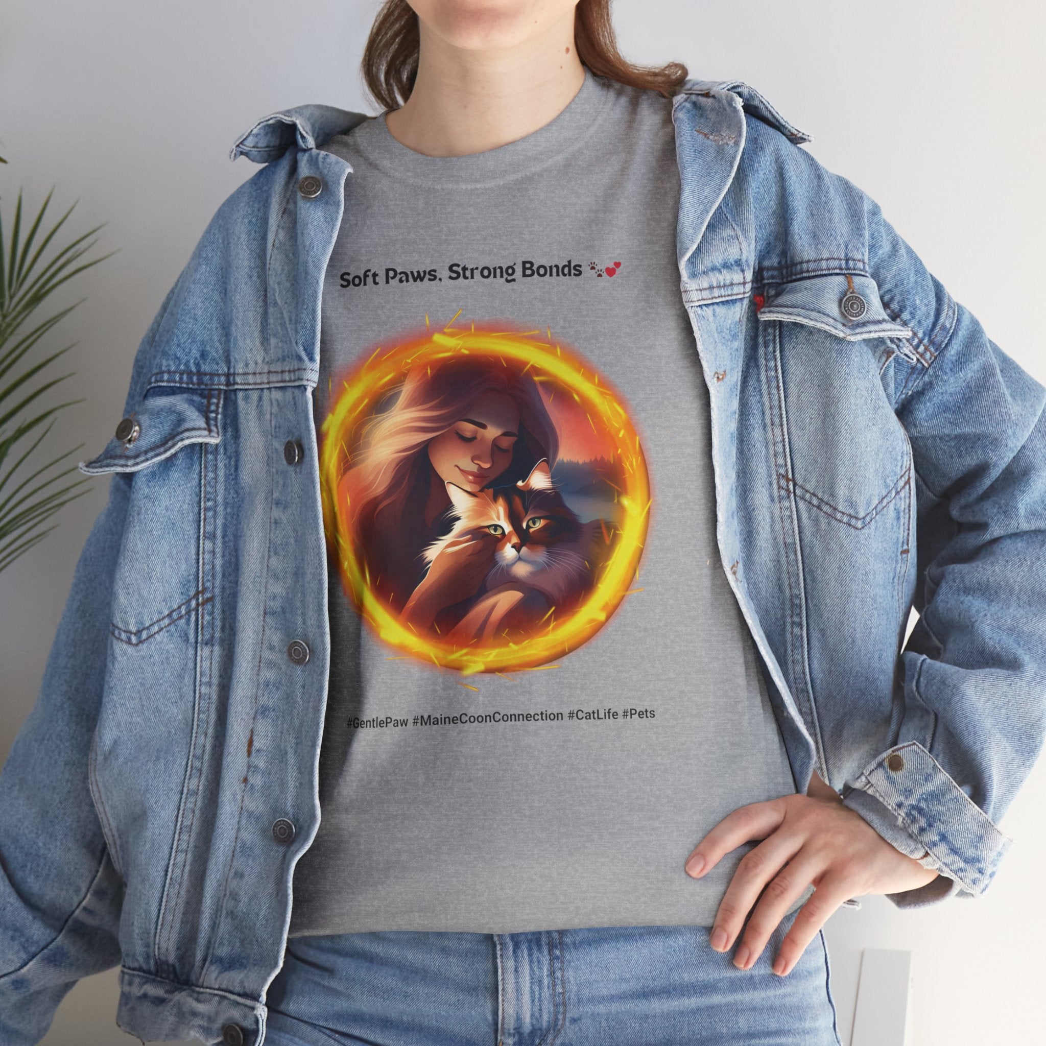 Women's - Soft Paws, Strong Bonds: The Maine Coon Connection T-Shirt