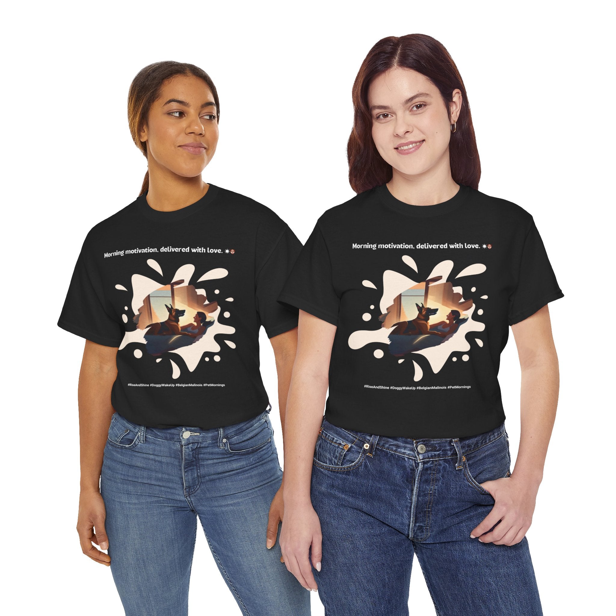Women's - Morning Motivation: Belgian Malinois T-Shirt