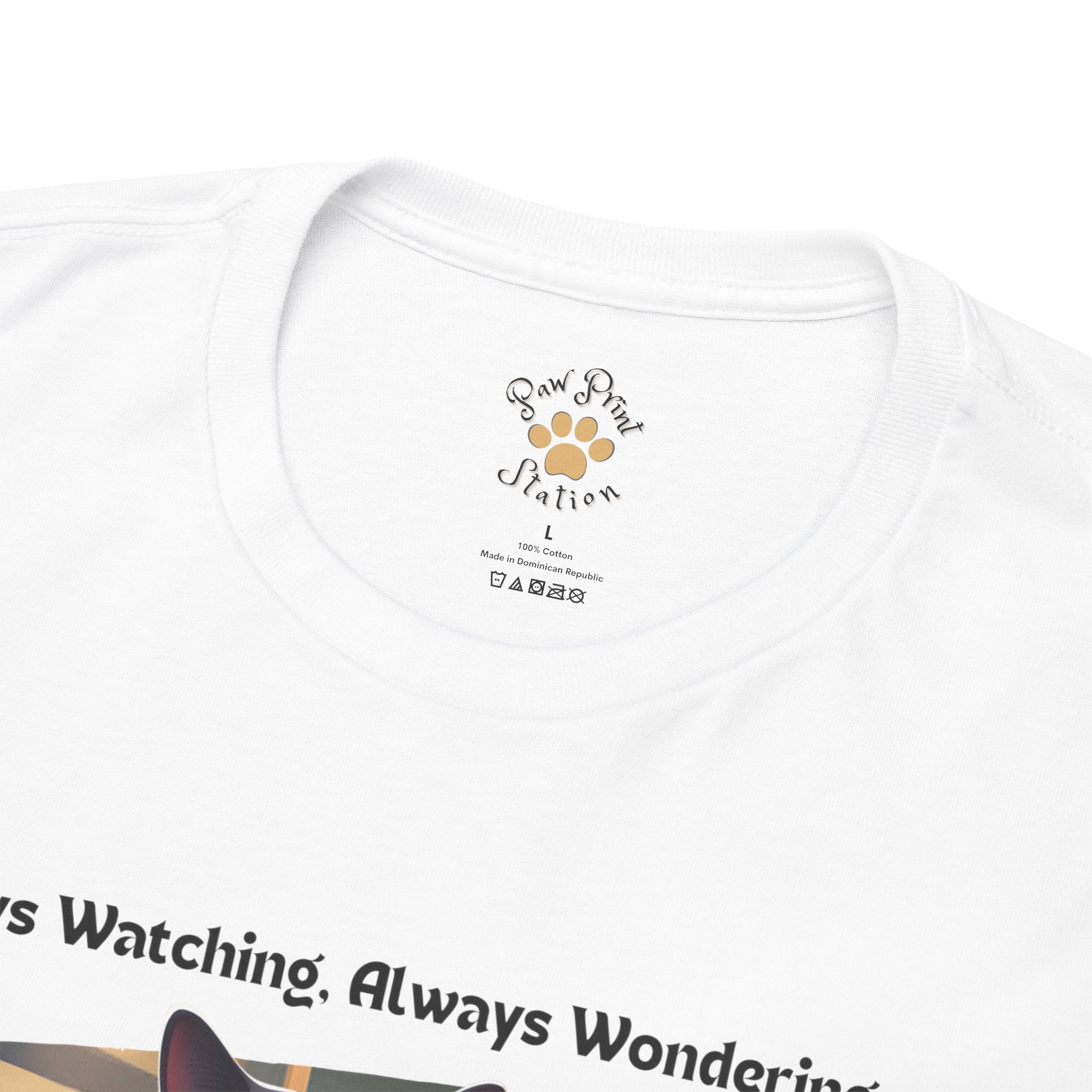 Unisex “Quiet Observer” British Shorthair T‑Shirt – Observant Kitty Gift