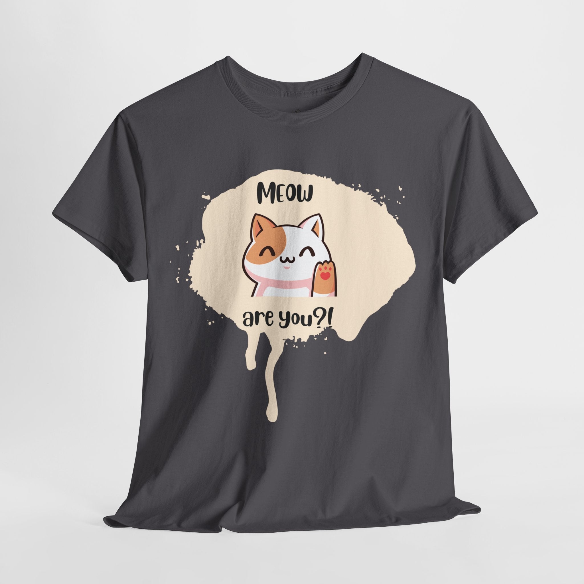 Unisex “Meow Are You?” T-Shirt – Playful Greeting, Cat Lover Gift