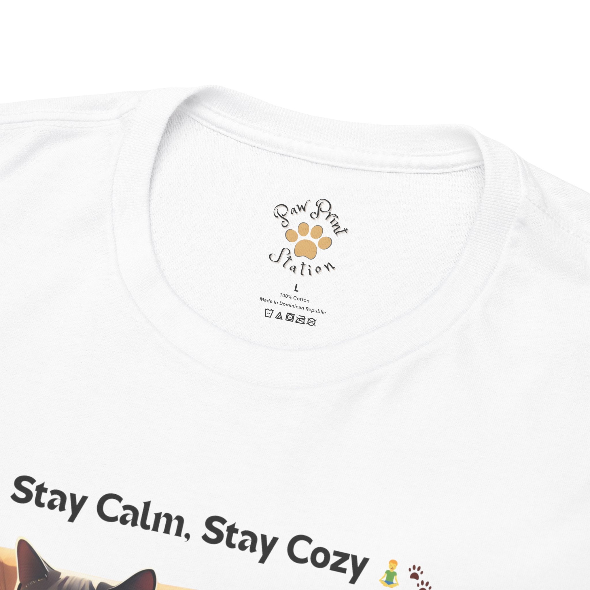 Unisex “Zenful Purr” British Shorthair T‑Shirt – Serene Kitty Gift