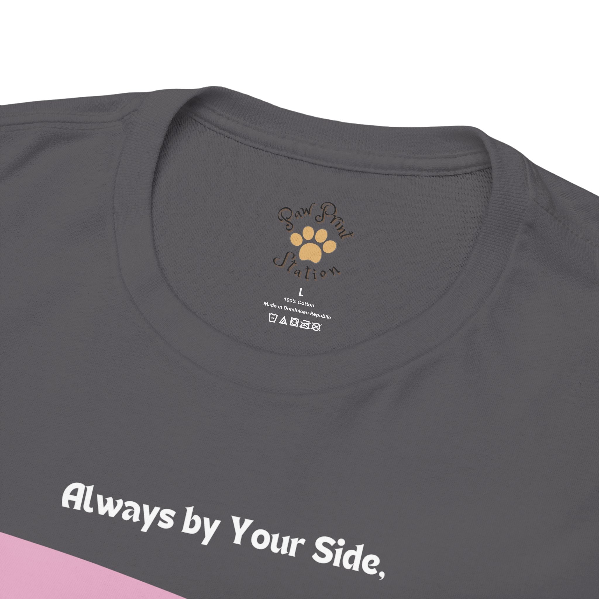 Men’s “Always by Your Side” Maine Coon T-Shirt – Loyal Fluffy Friend, Cat Dad Gift