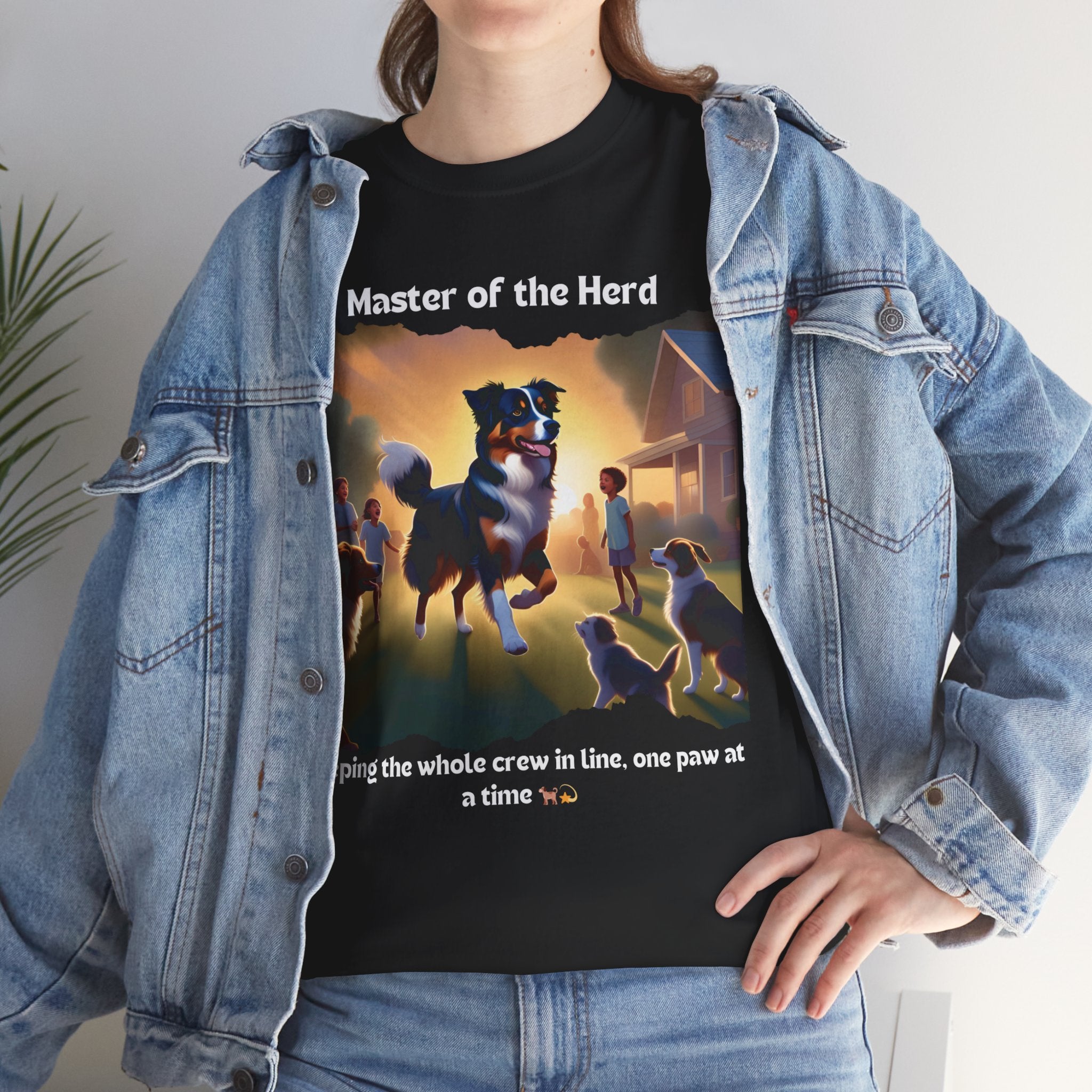 Unisex - Master of the Herd: Aussie Shepherd T-Shirt