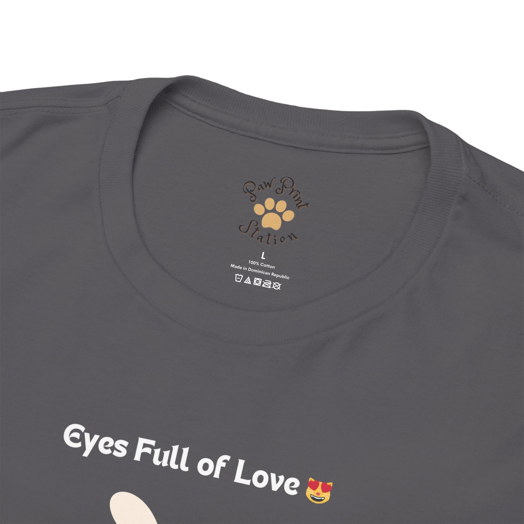 Men’s “Eyes Full of Love” Devon Rex T‑Shirt – Adoring Cat Dad Gift