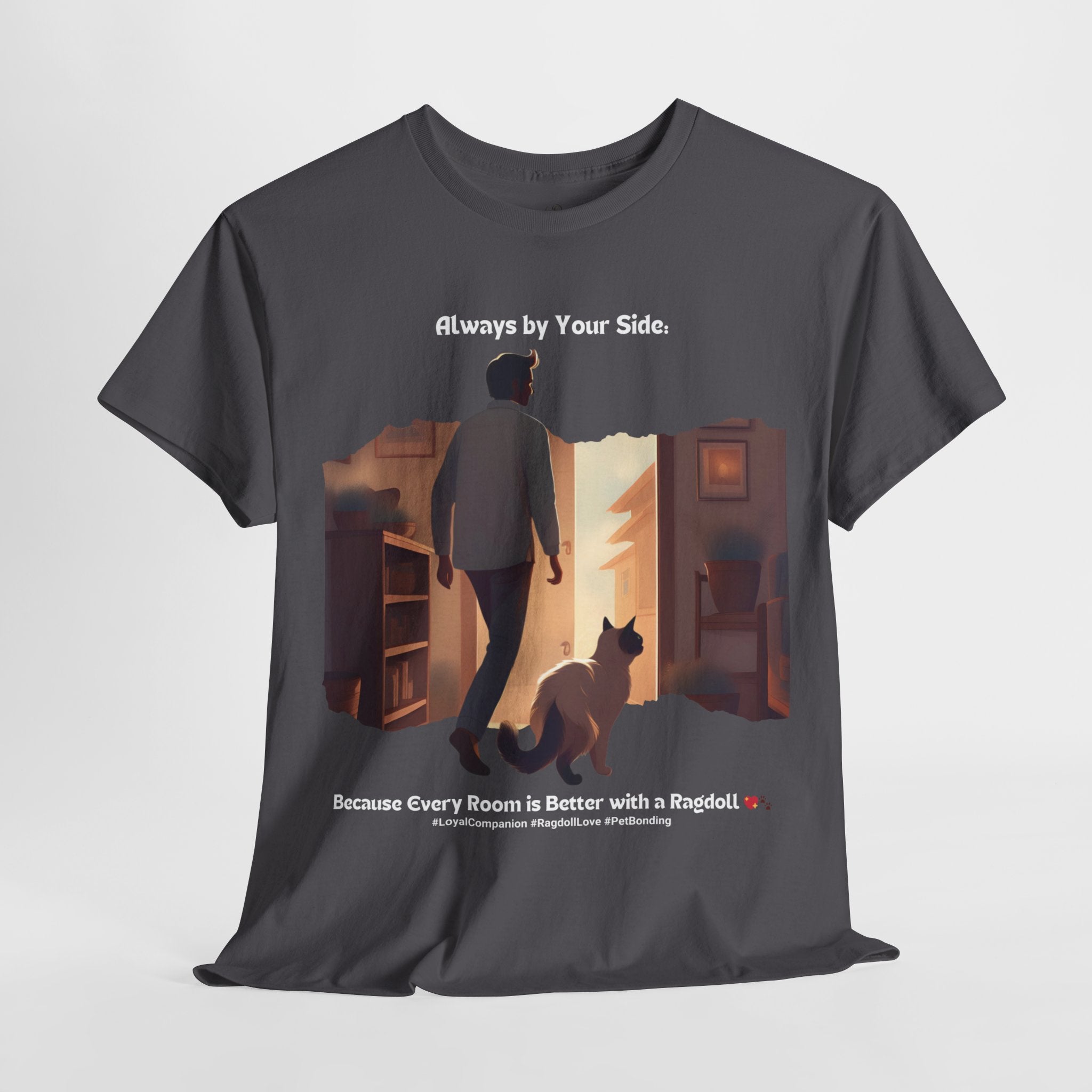 Men's - Always by Your Side: Ragdoll Love T-Shirt