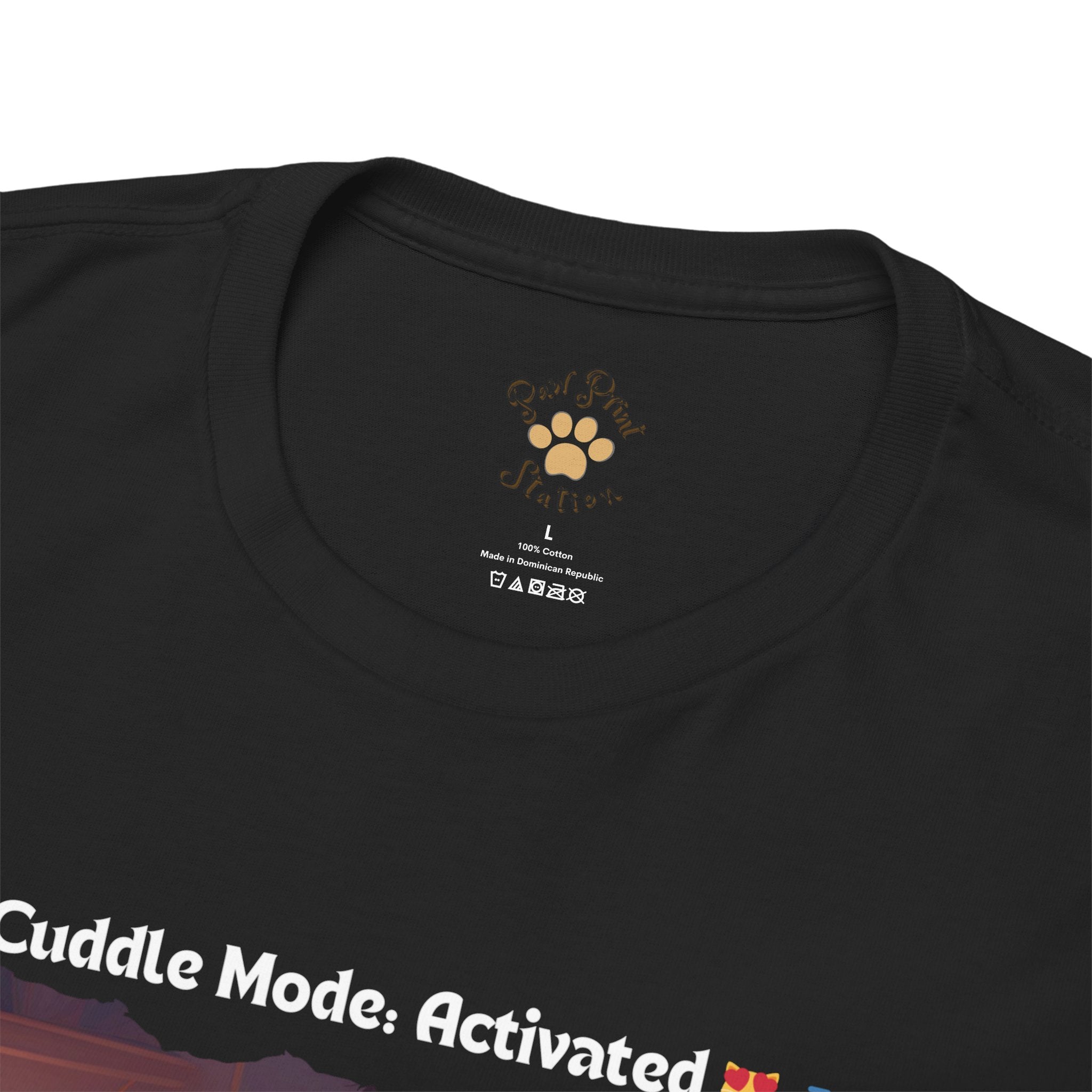 Men’s “Cuddle Mode: Activated” British Shorthair T‑Shirt – Cozy Kitty Dad Gift