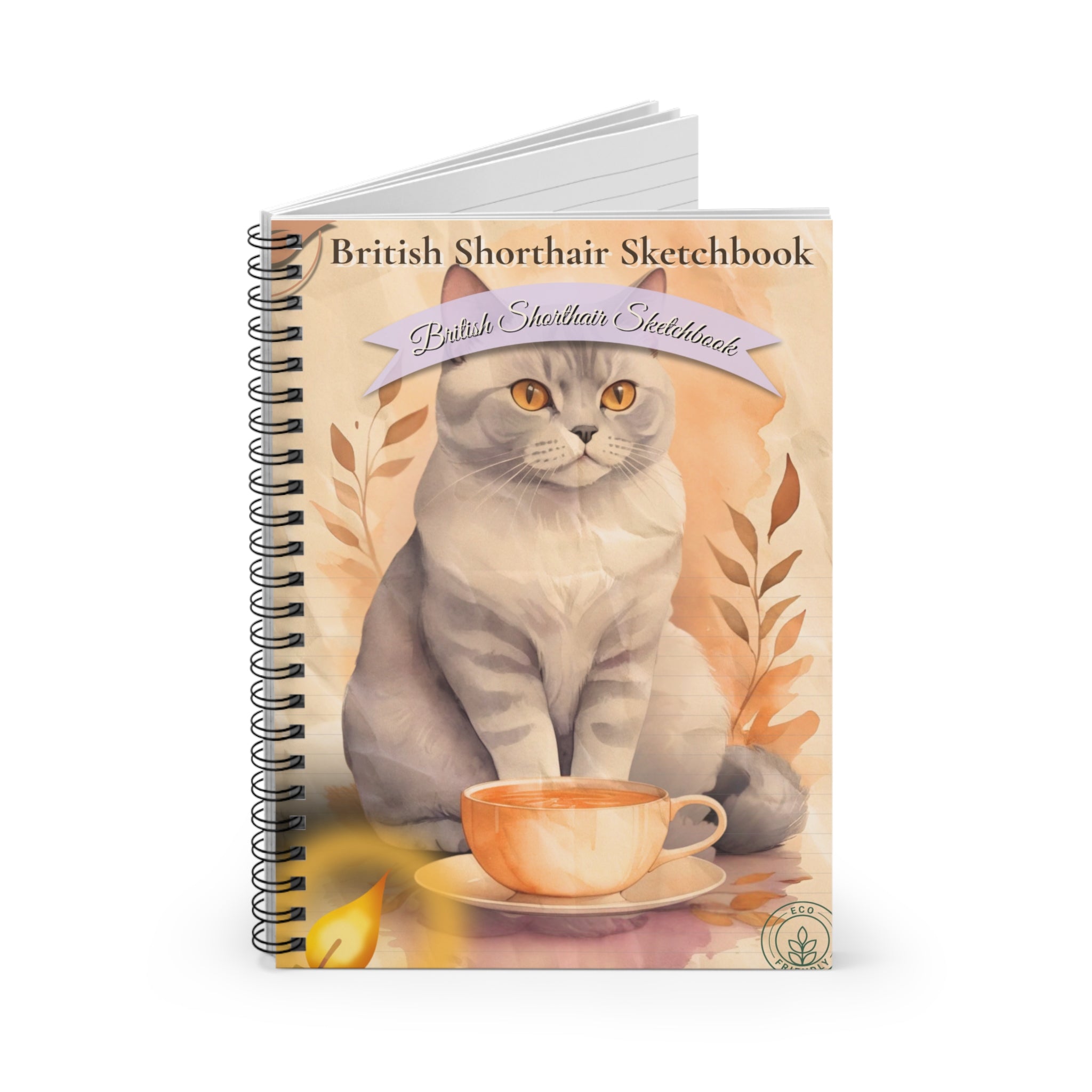 British Shorthair Lover's Sketchbook – Perfect for Creative Journaling, Gift for Cat Owners, Cute Stationery, Birthday Gift, Unique Art Journal