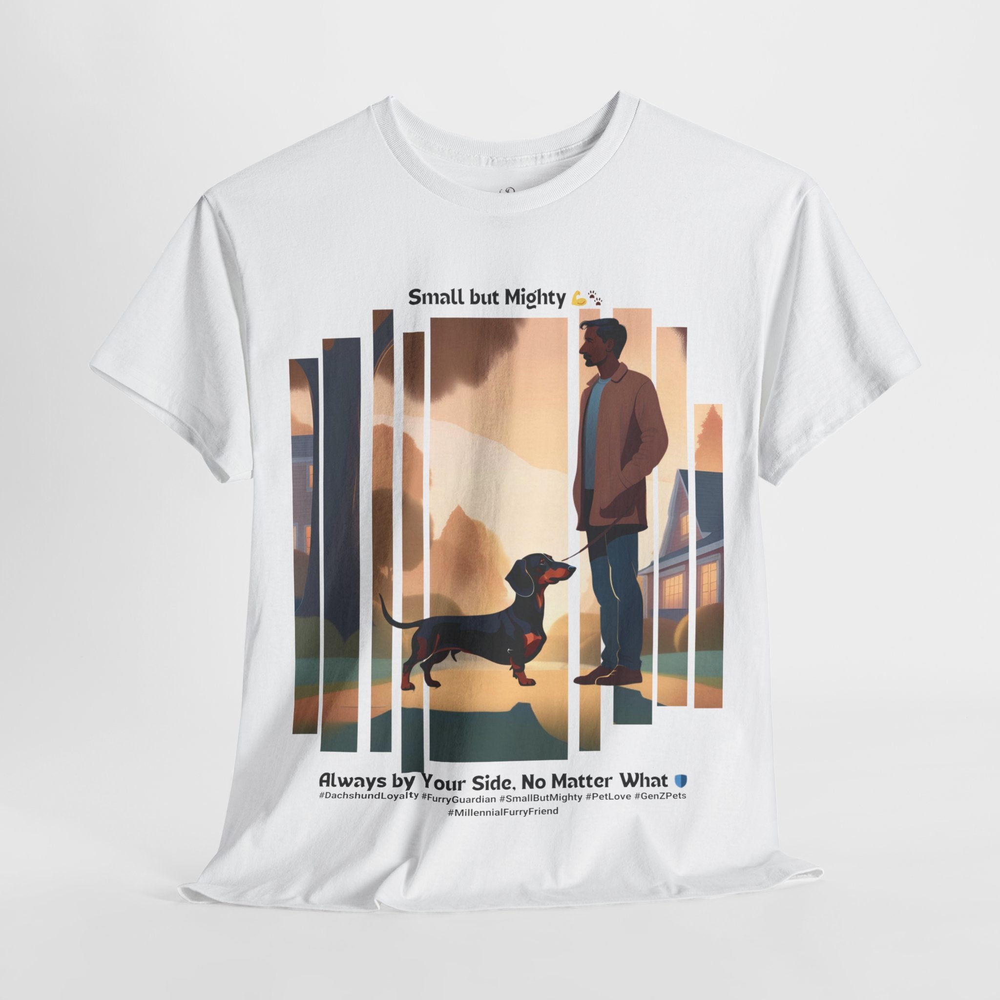 Men's - Small but Mighty: Dachshund Loyalty T-Shirt