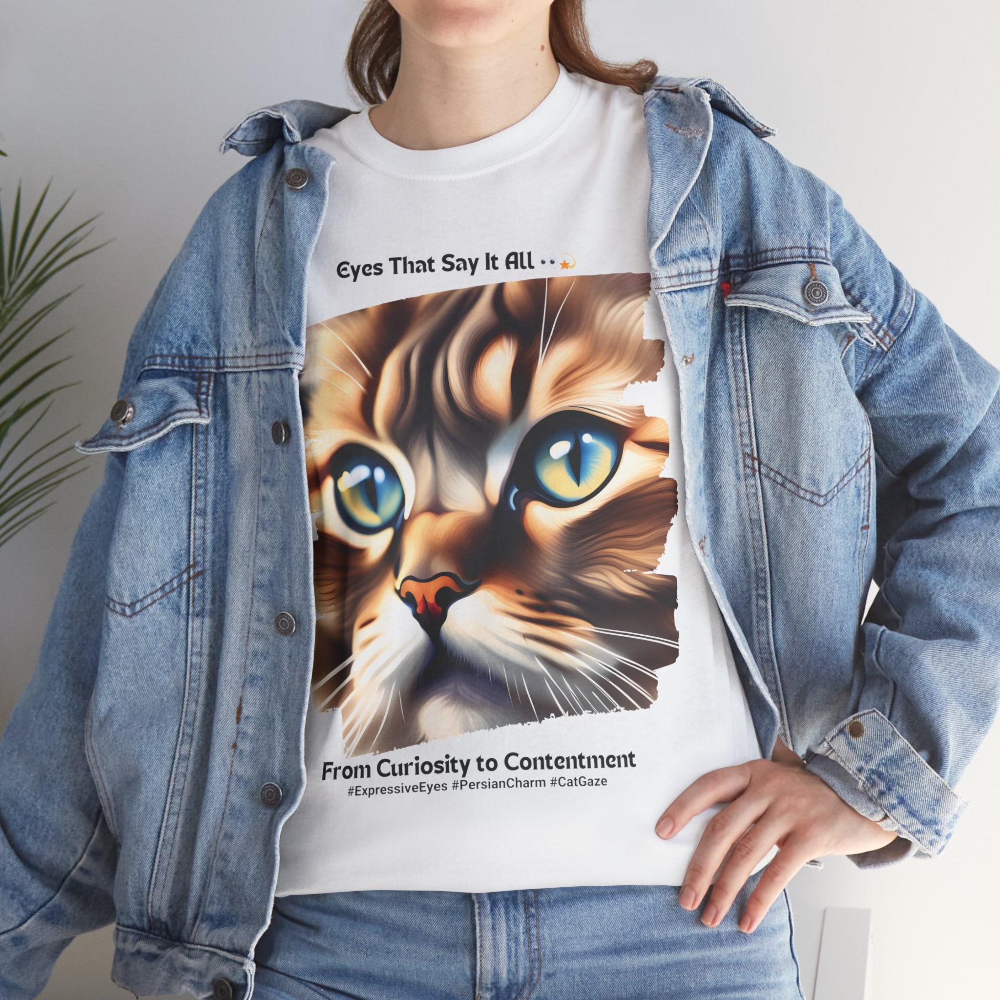 Unisex “Persian Purrfection: A Royal Companion” T‑Shirt – Regal Cat Gift