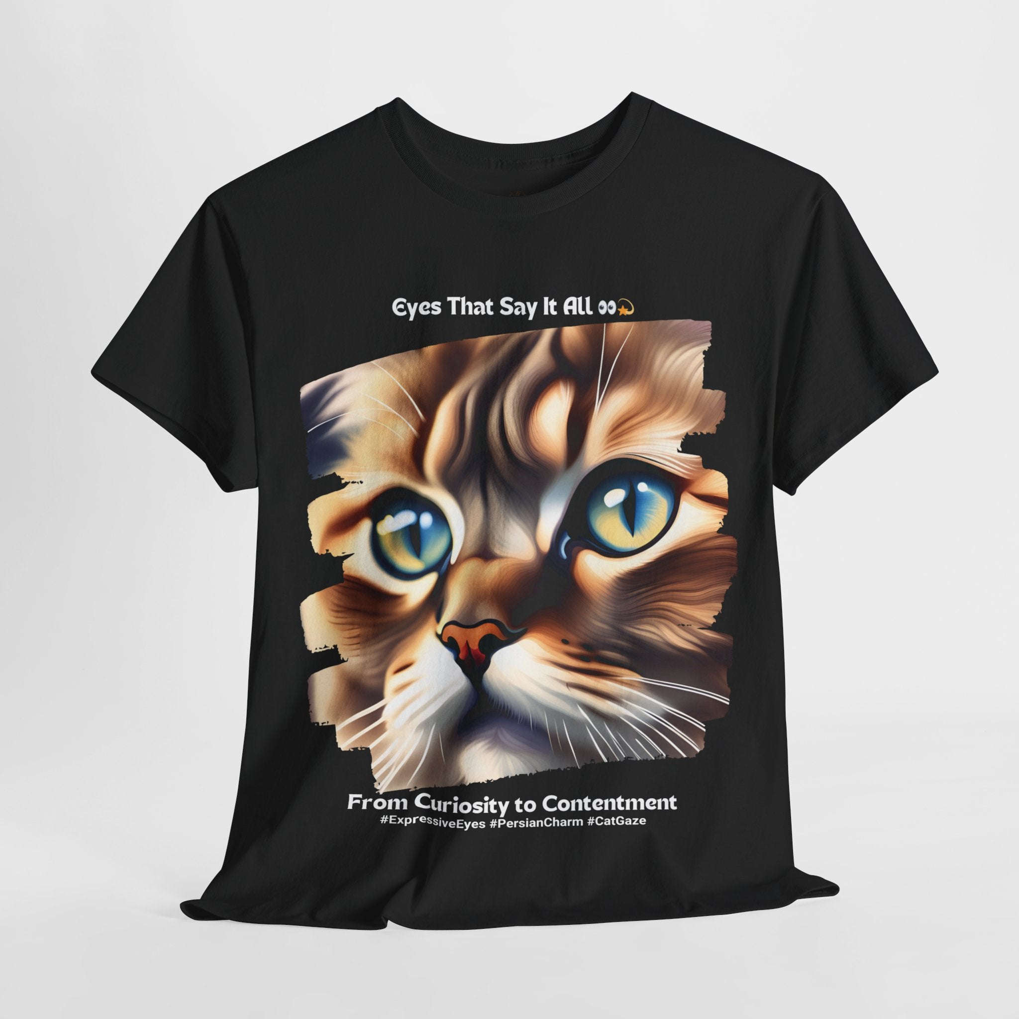 Unisex “Persian Purrfection: A Royal Companion” T‑Shirt – Regal Cat Gift