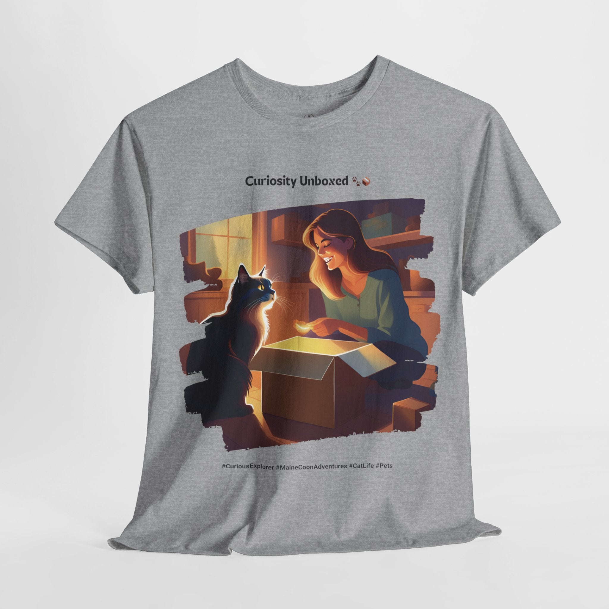 Women's - Curiosity Unboxed: Maine Coon Adventures T-Shirt