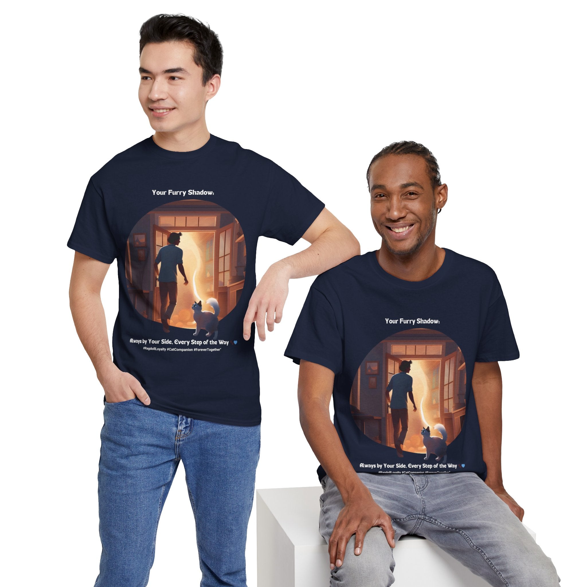 Men's - Always by Your Side: Ragdoll T-Shirt
