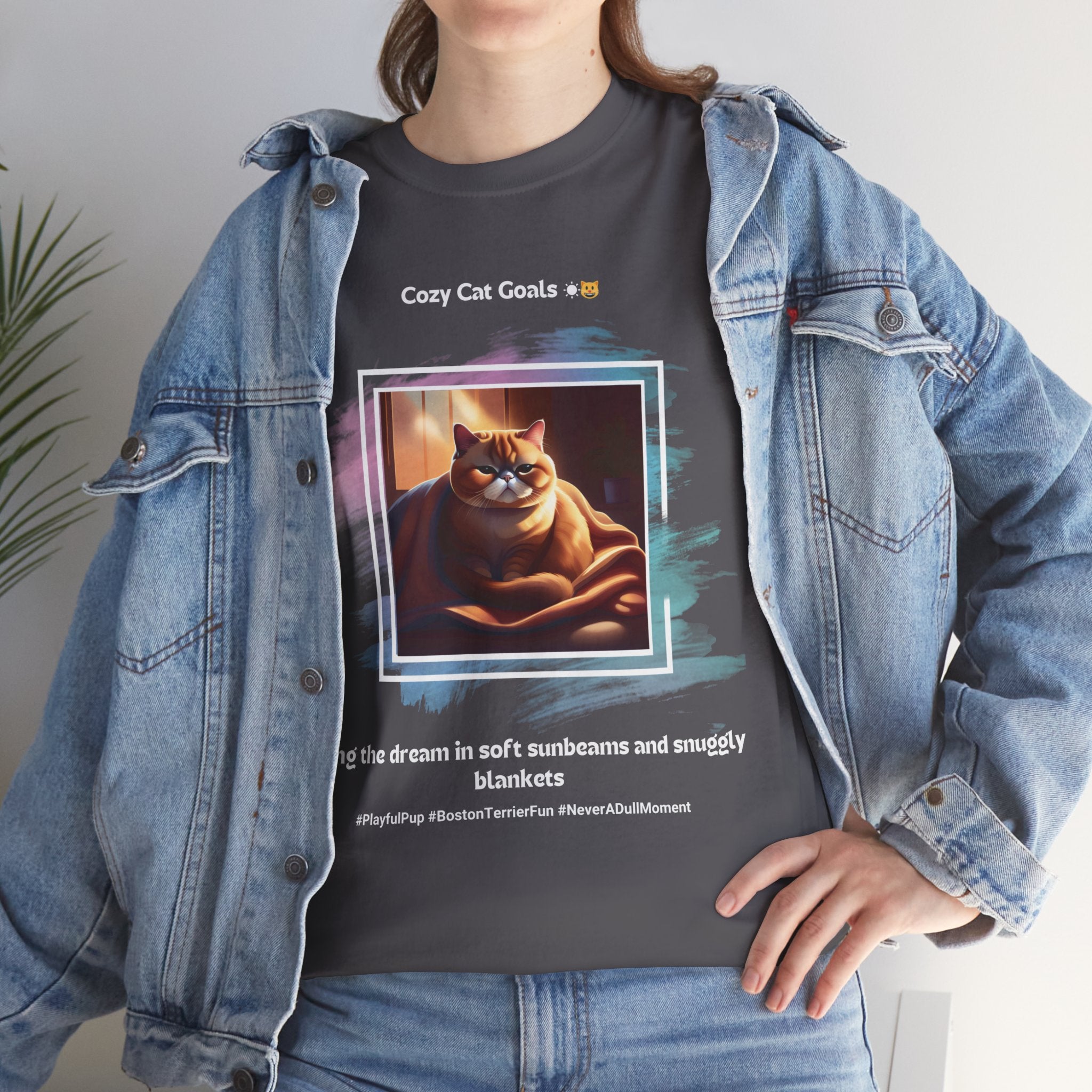 Unisex “Cozy Cat Goals” Exotic Shorthair T‑Shirt – Comfort Cat Gift
