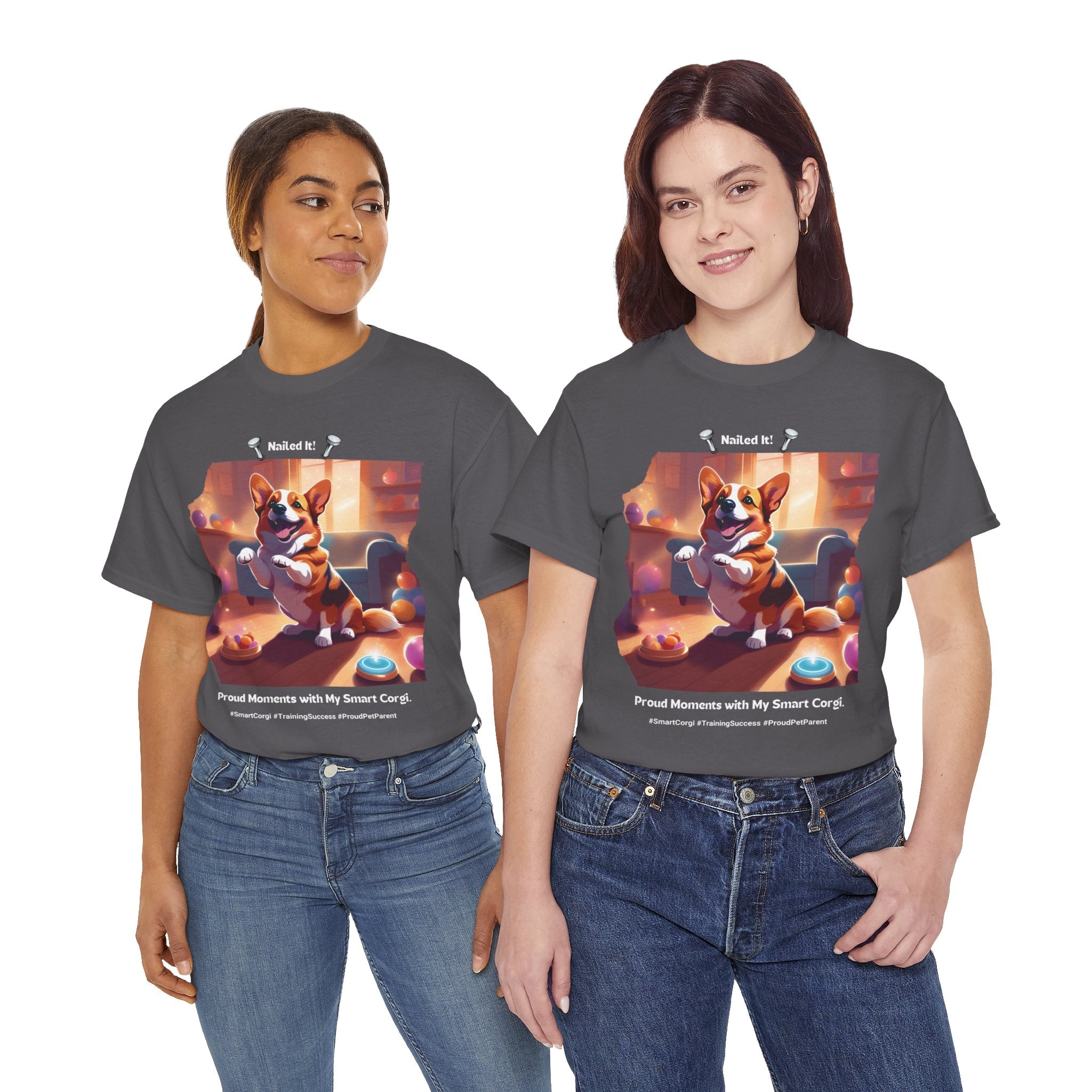 Unisex - Training Success: Smart Corgi T-Shirt