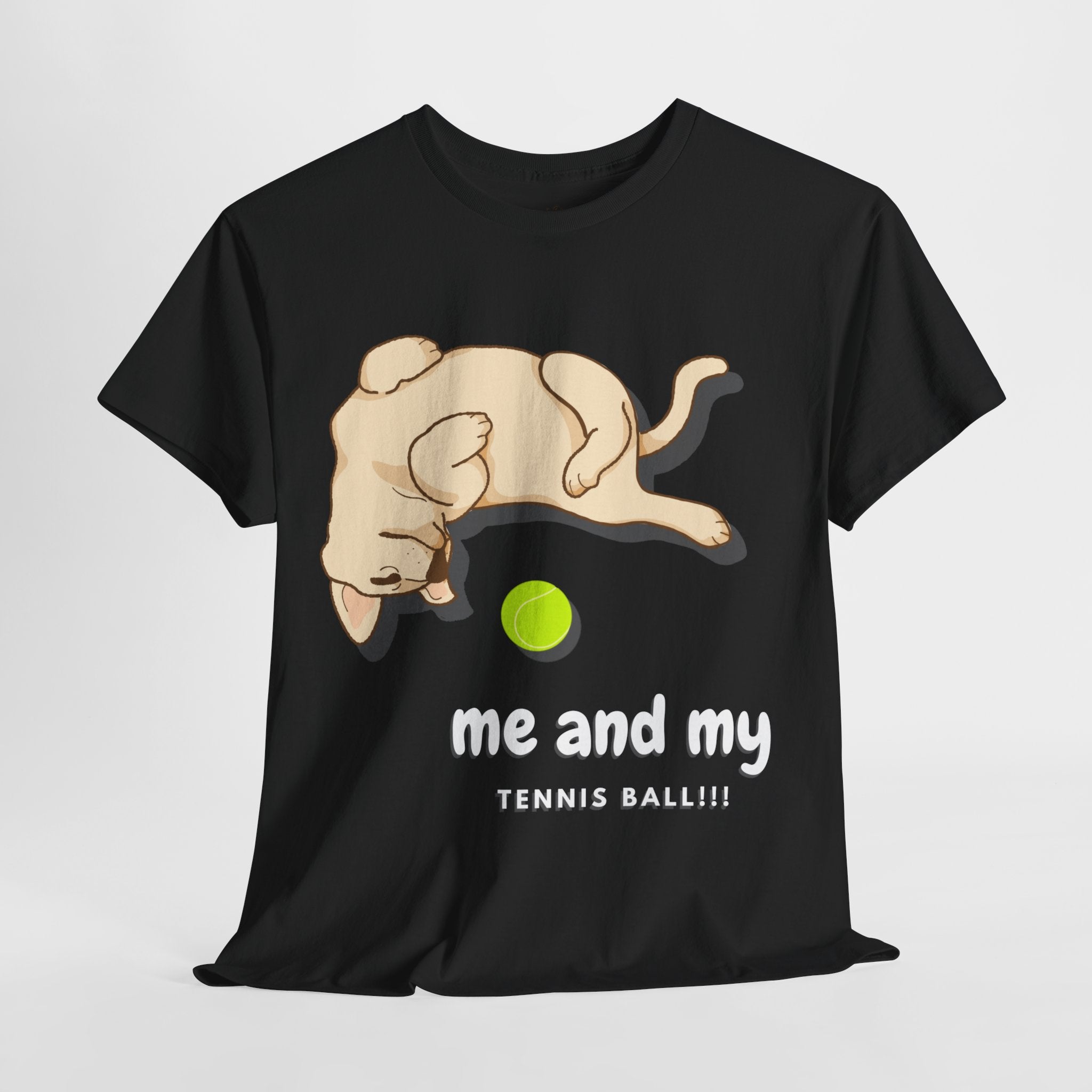 Unisex “Fetch Frenzy” Dog T-Shirt – Ball Chaser Life, Dog Lover Gift