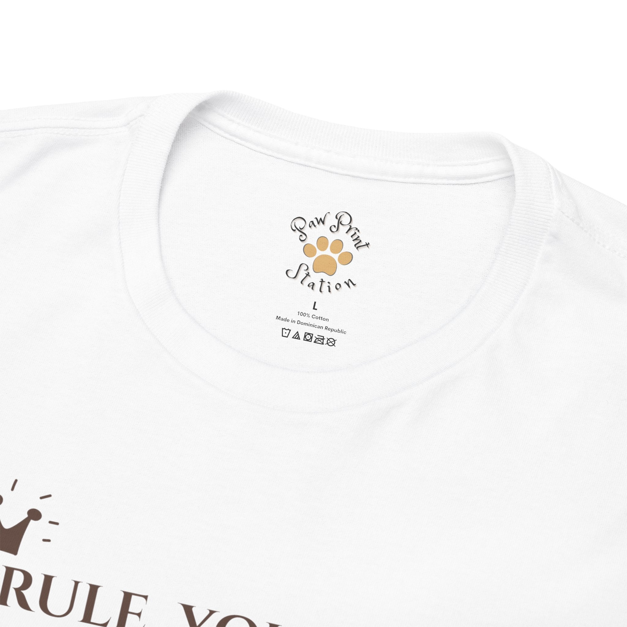 Unisex “I Rule. You Obey.” Persian Cat T-Shirt – Regal Funny Tee for Cat Lovers