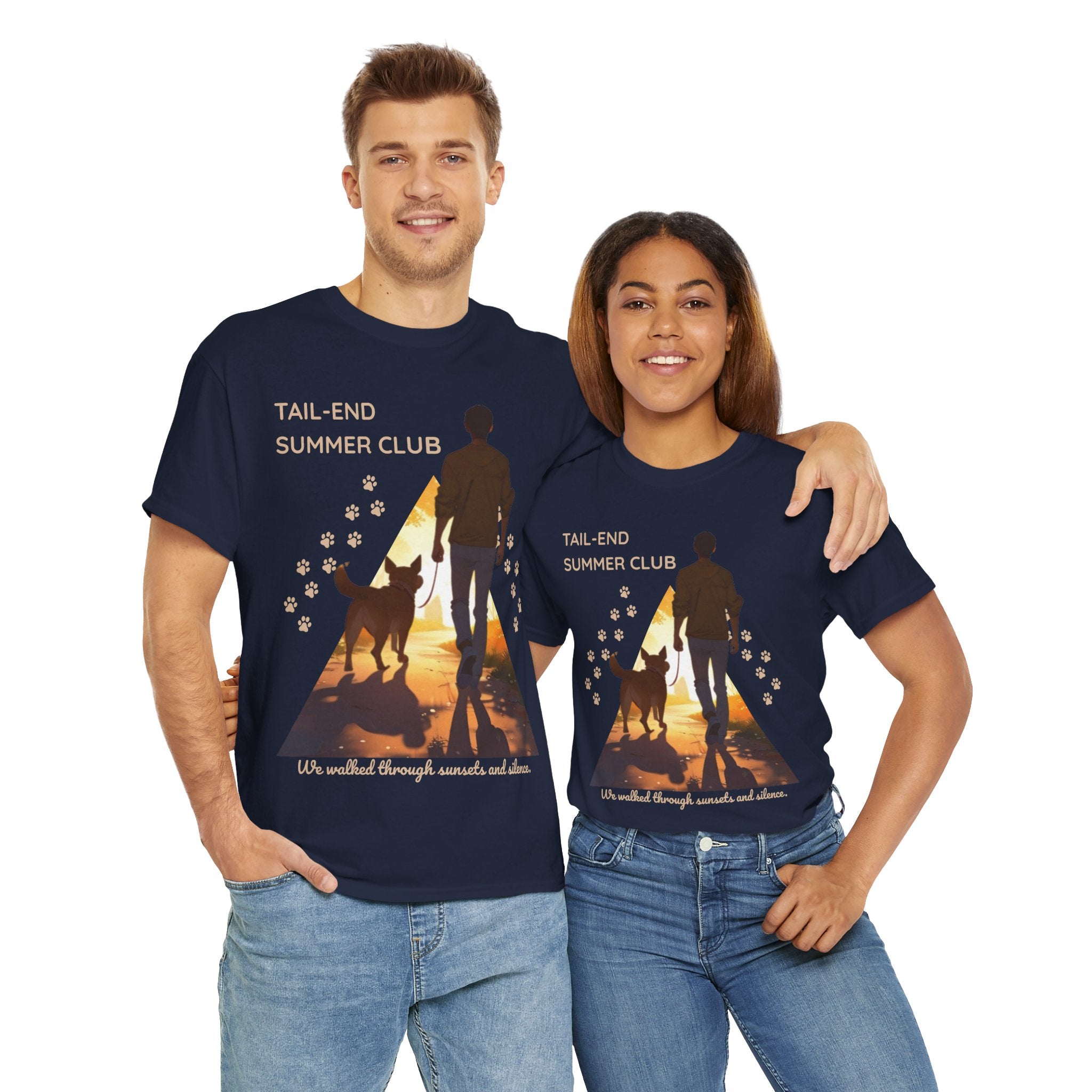 Men's “Tail-End Summer Club” Pet Parent T-Shirt – Sentimental Dog Lover Tee