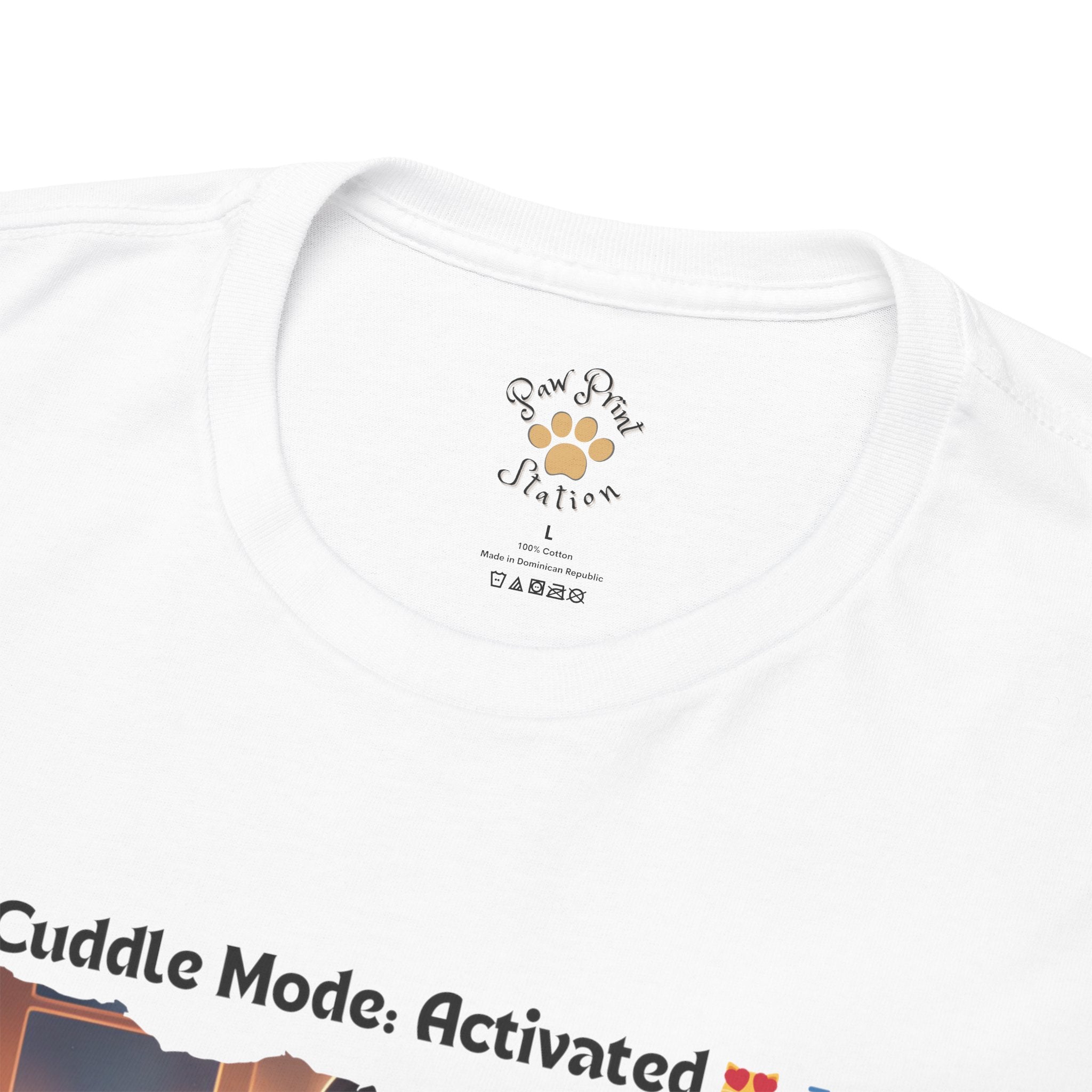 Women’s “Cuddle Mode: Activated” British Shorthair T‑Shirt – Cozy Kitty Mom Gift