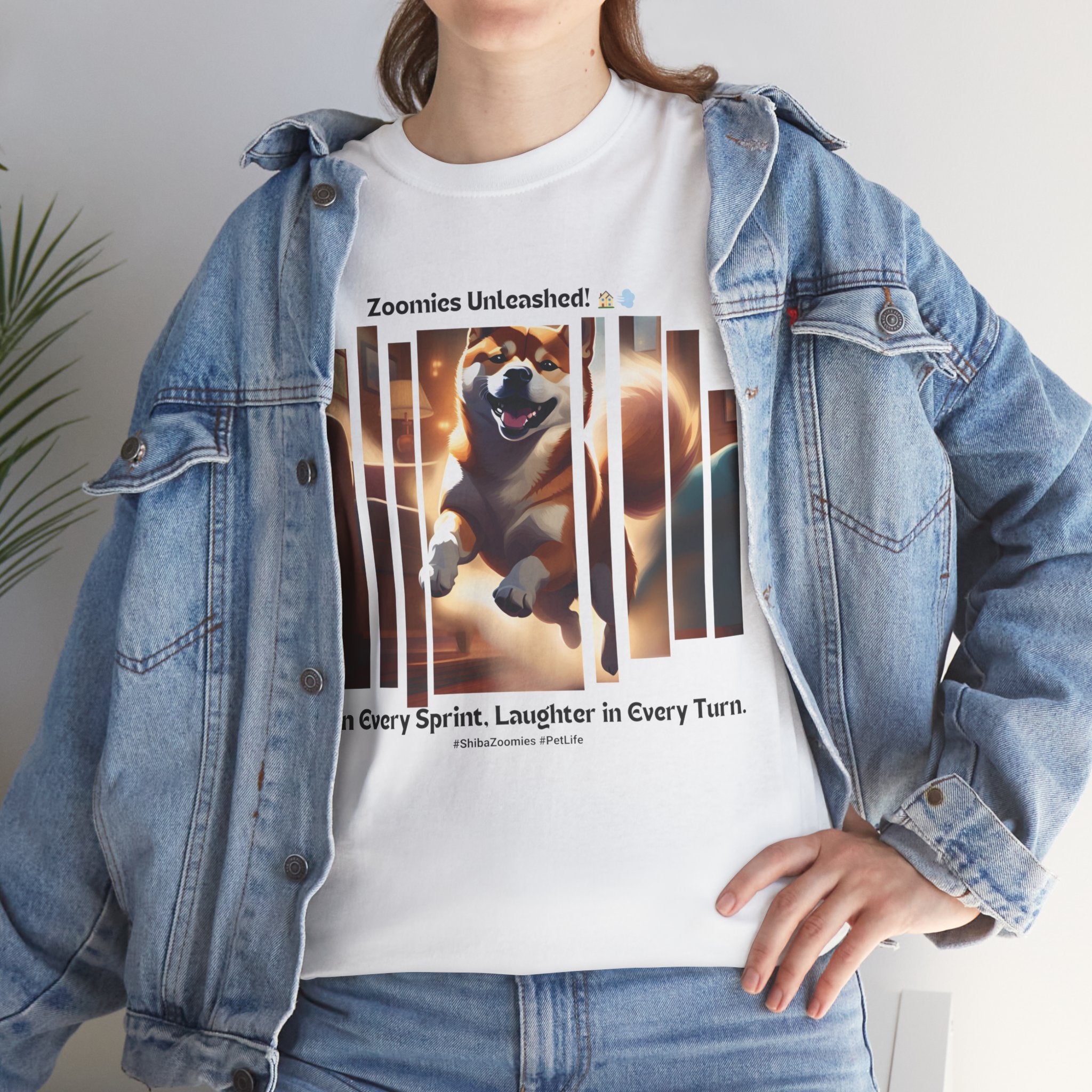 Unisex - Zoomies Unleashed! Shiba Inu Energy T-Shirt
