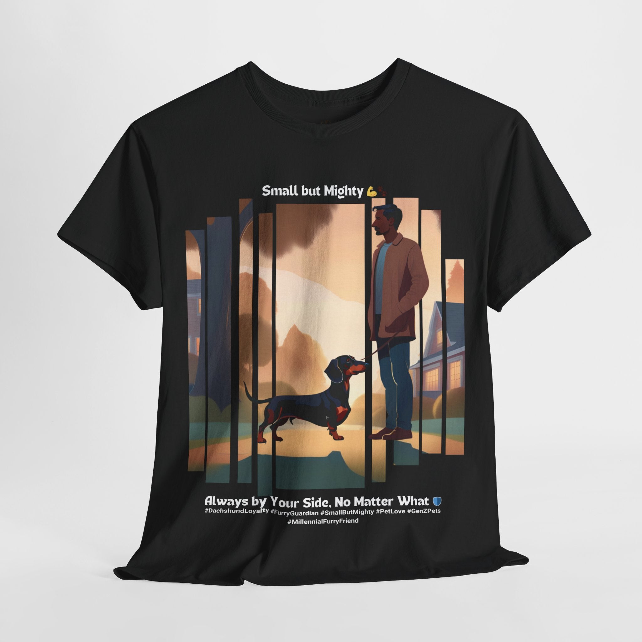 Men's - Small but Mighty: Dachshund Loyalty T-Shirt