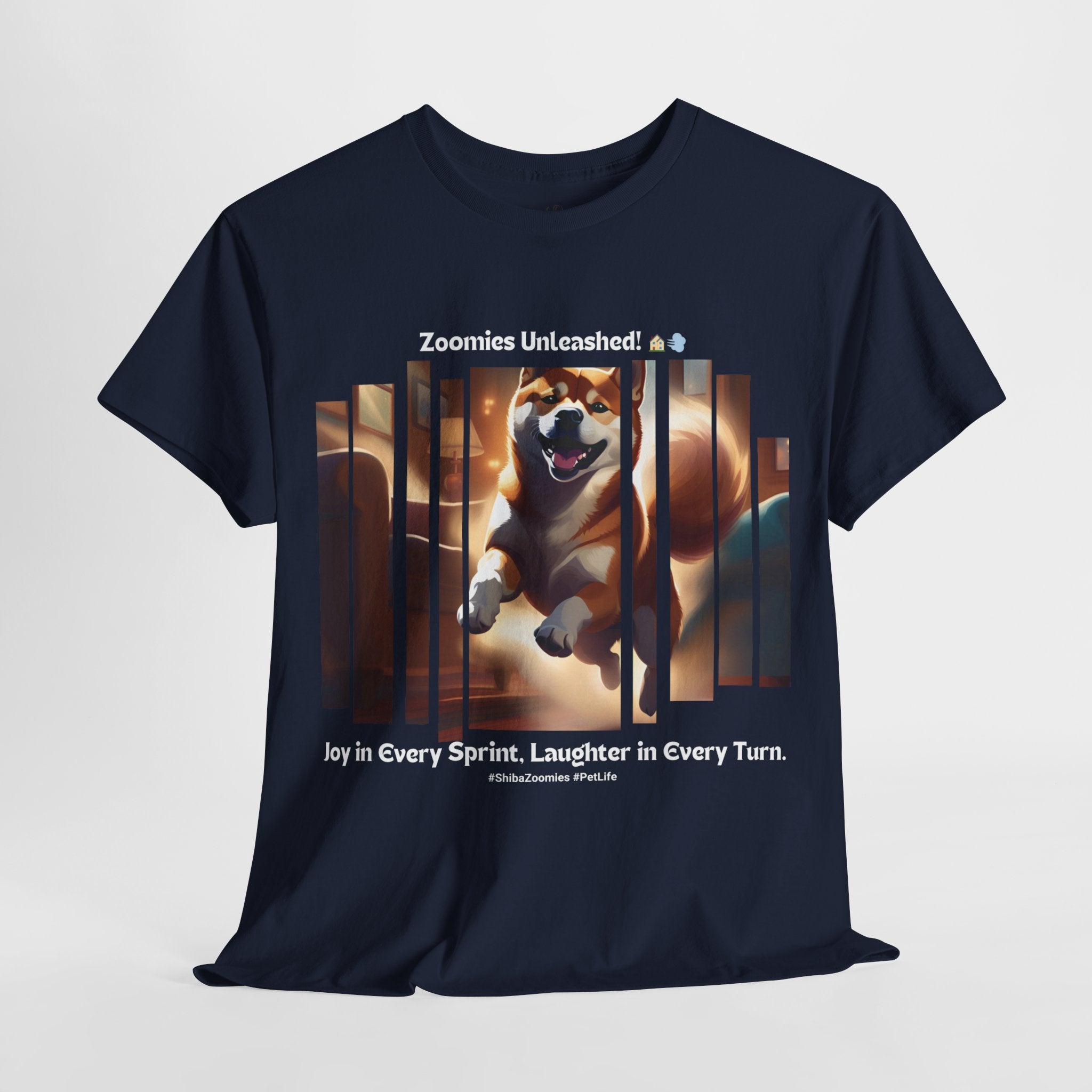 Unisex - Zoomies Unleashed! Shiba Inu Energy T-Shirt