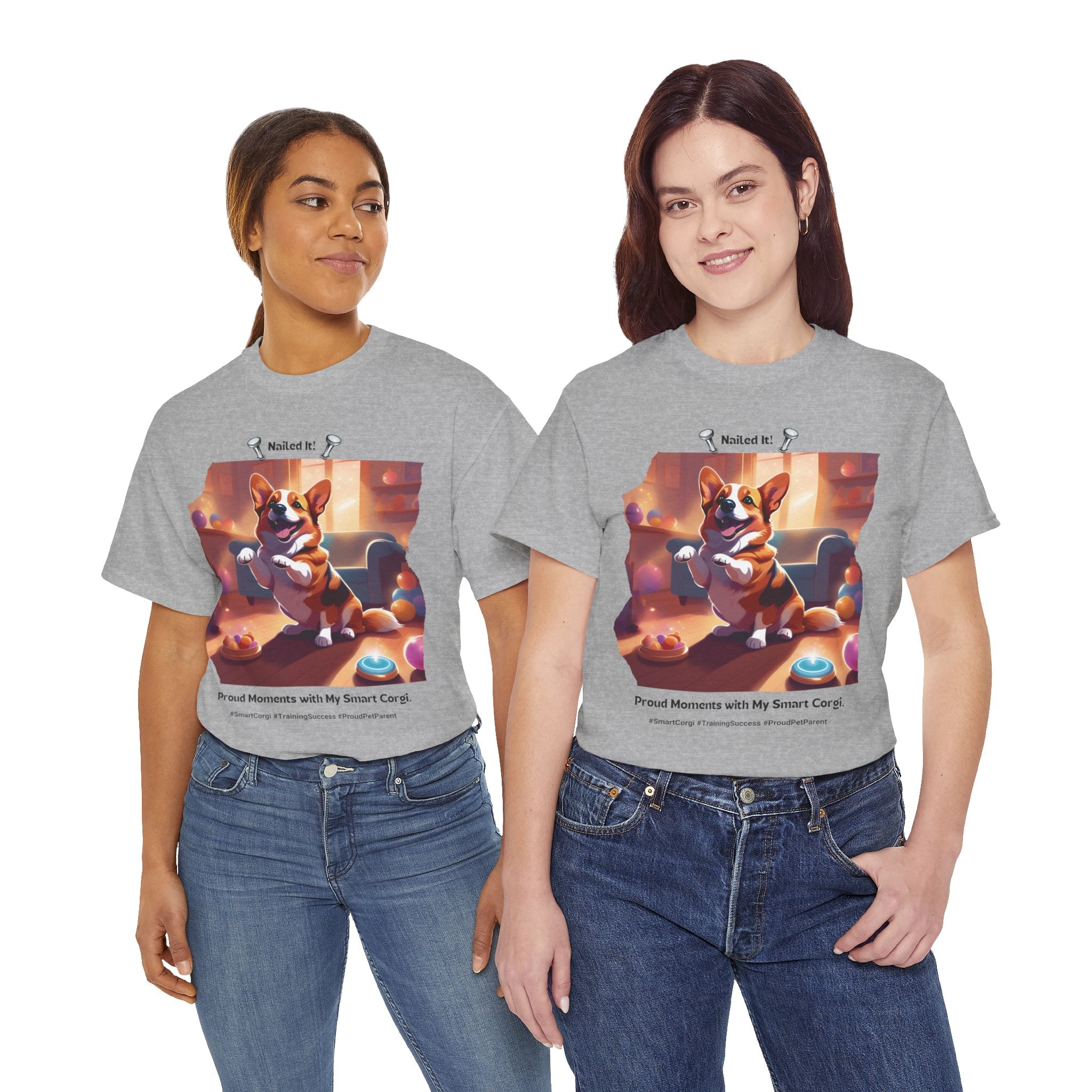 Unisex - Training Success: Smart Corgi T-Shirt