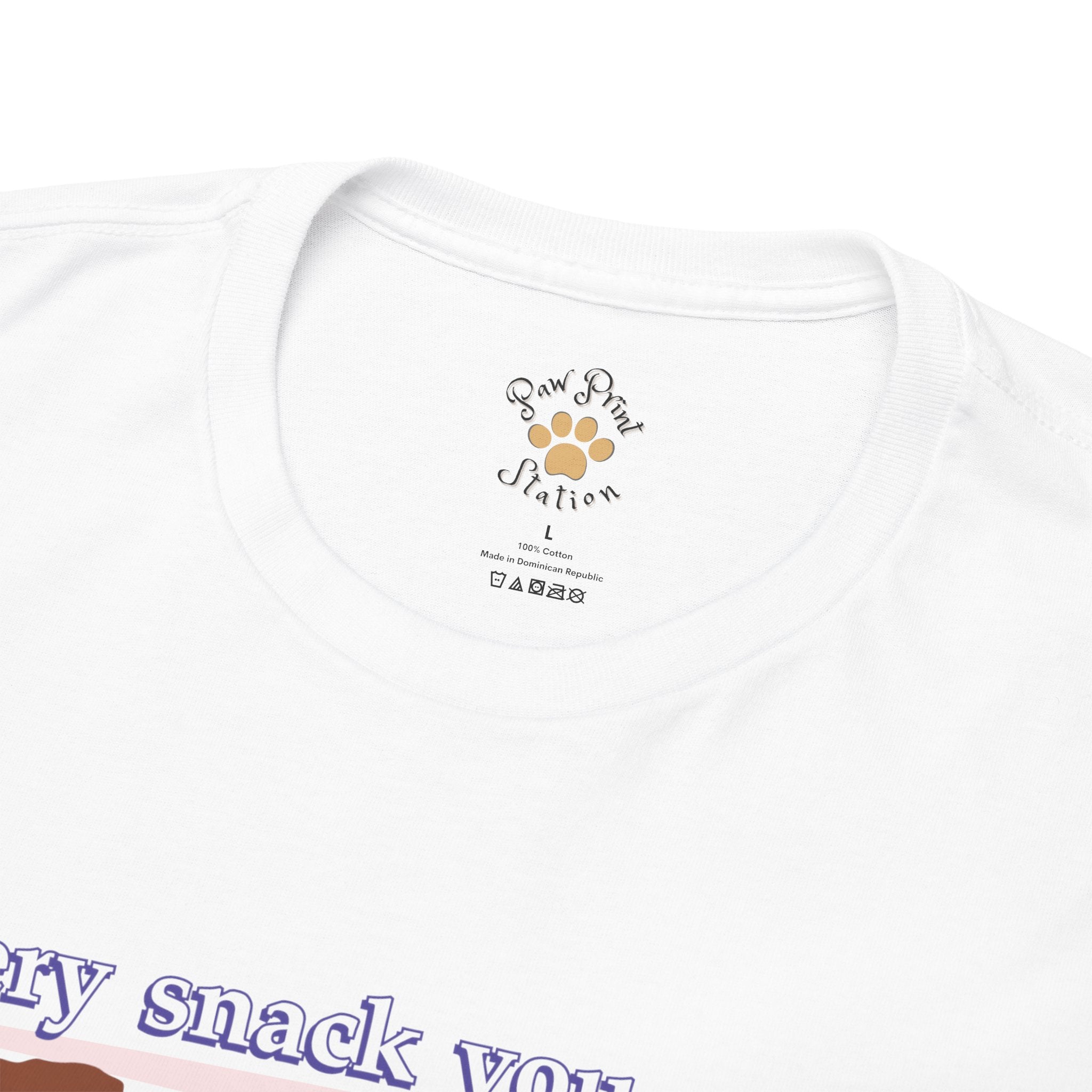 Unisex “Snack Thief” Dog T‑Shirt – Mischievous Pup Gift