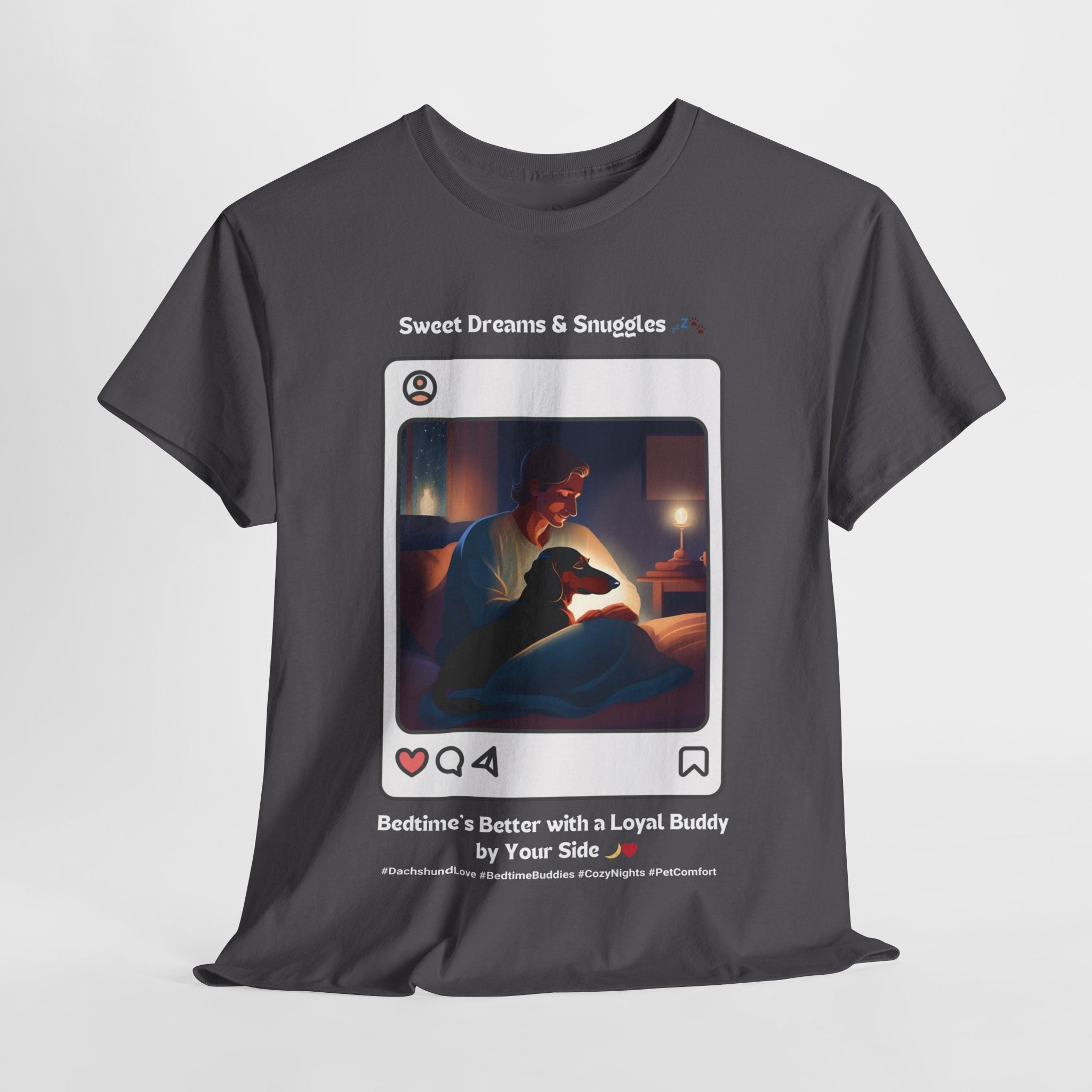 Men's - Sweet Dreams & Snuggles: Dachshund Love T-Shirt
