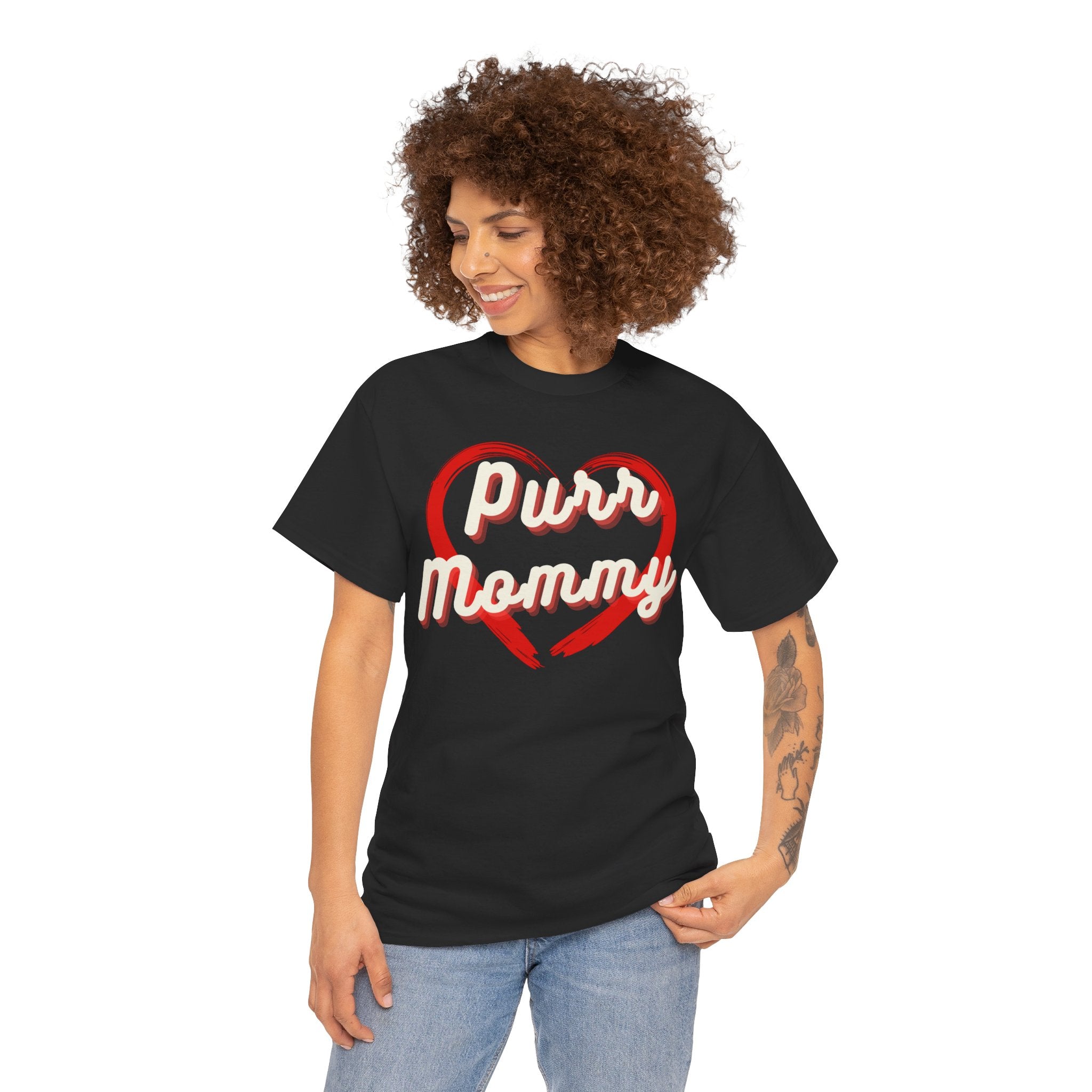 Women’s “Purr Mommy Pride” T-Shirt – Cat Mom Love, Feline Lover Gift