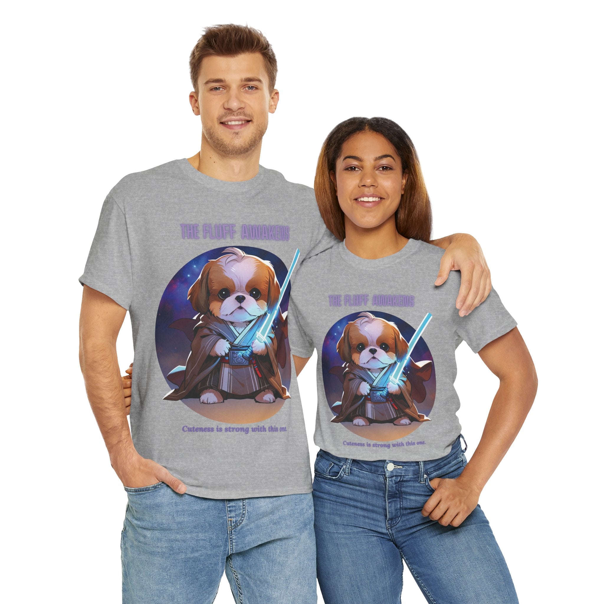 Unisex “The Fluff Awakens” Shih T‑Shirt – Fluff Lover Gift, Soft Pup Tee