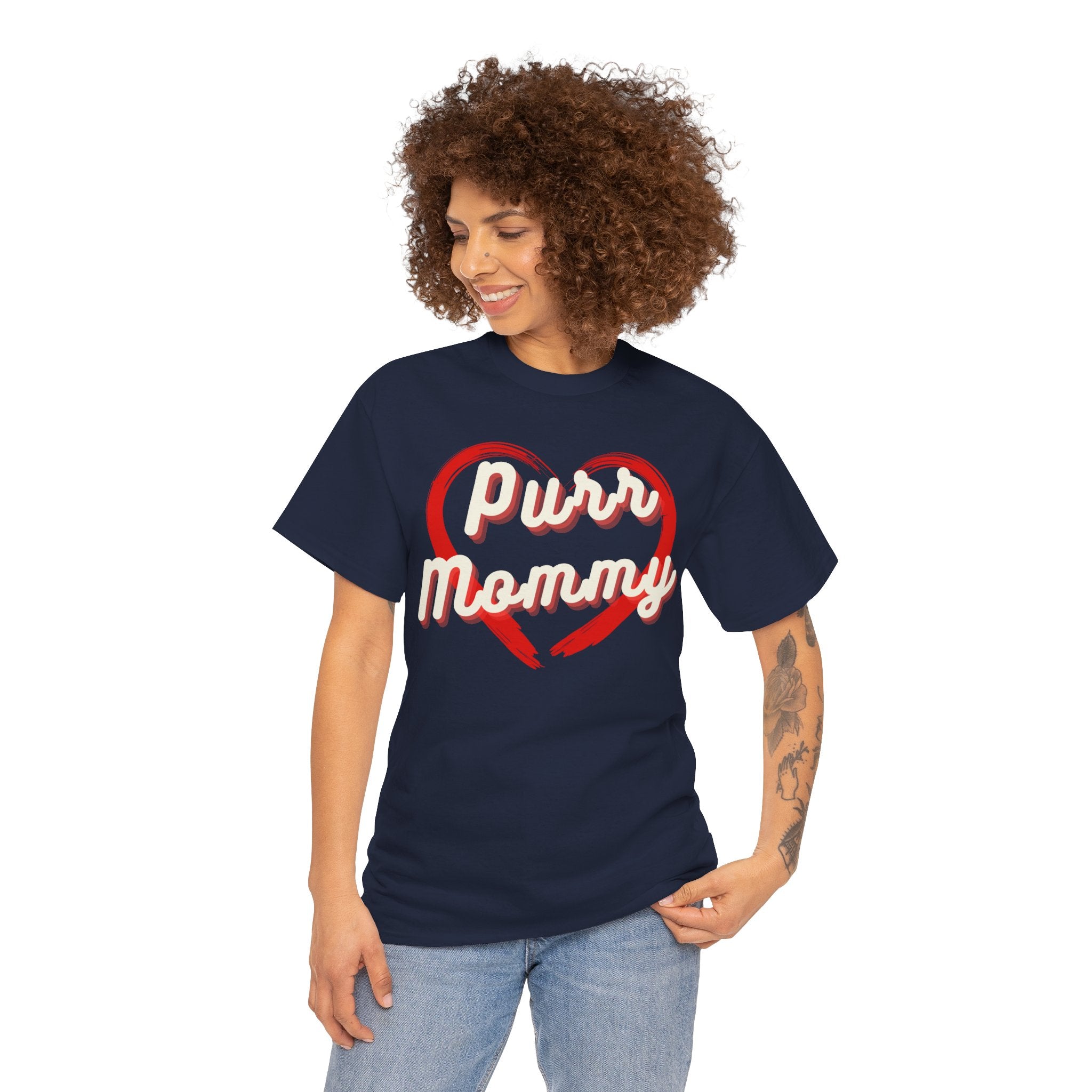 Women’s “Purr Mommy Pride” T-Shirt – Cat Mom Love, Feline Lover Gift