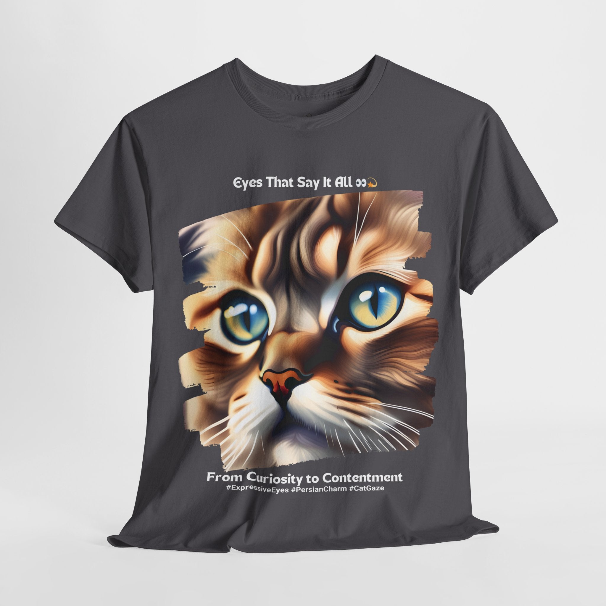 Unisex “Persian Purrfection: A Royal Companion” T‑Shirt – Regal Cat Gift