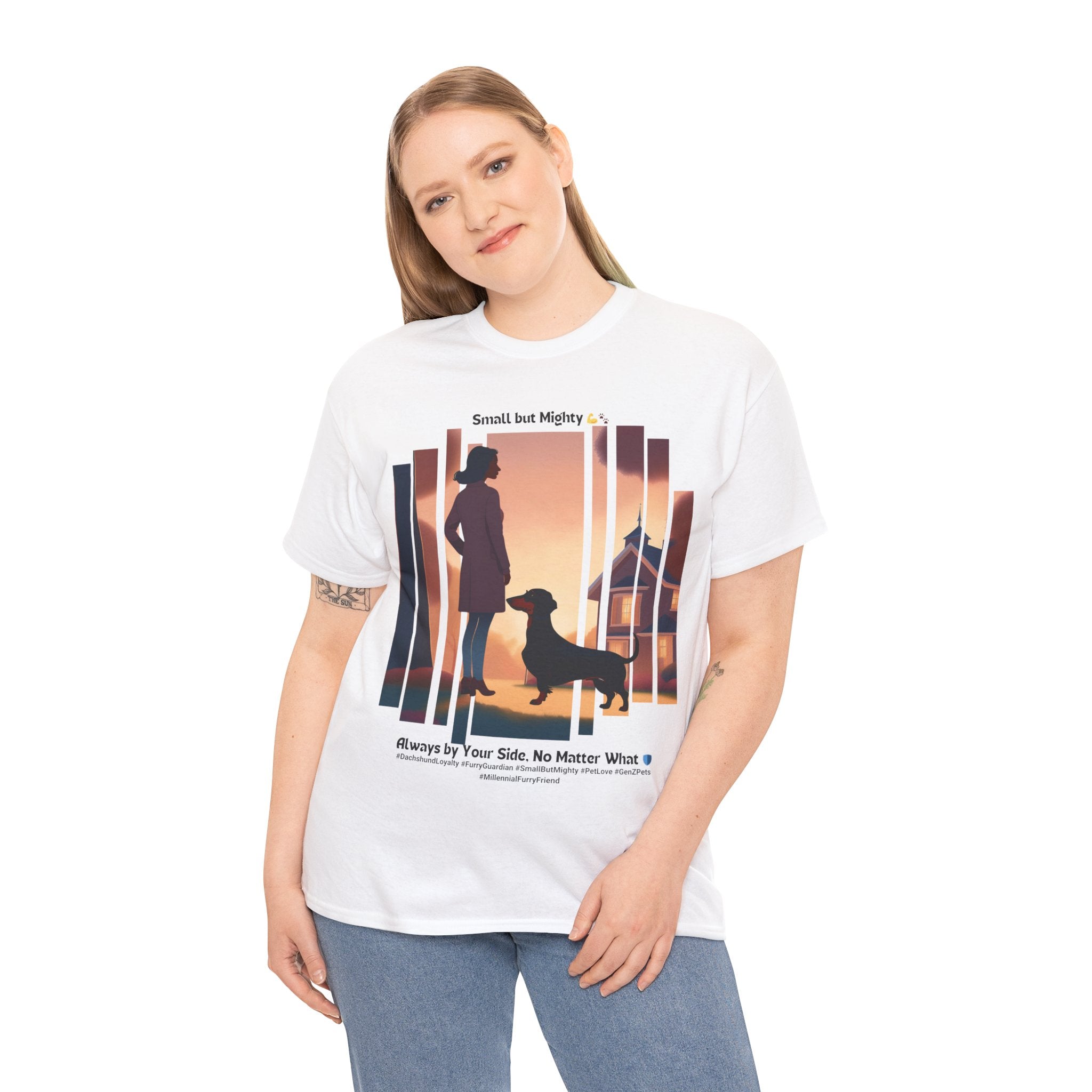 Women's - Small but Mighty: Dachshund Loyalty T-Shirt