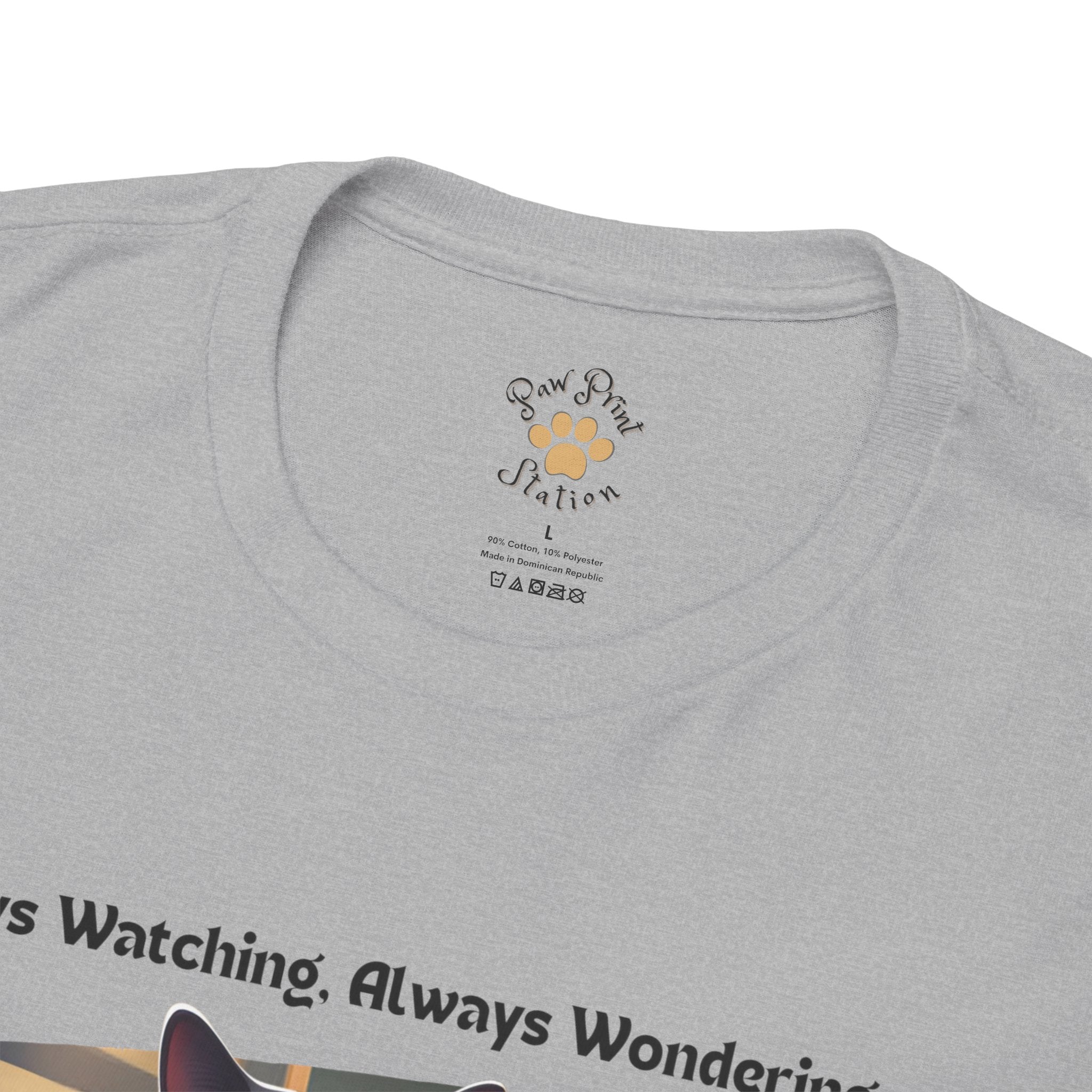 Unisex “Quiet Observer” British Shorthair T‑Shirt – Observant Kitty Gift