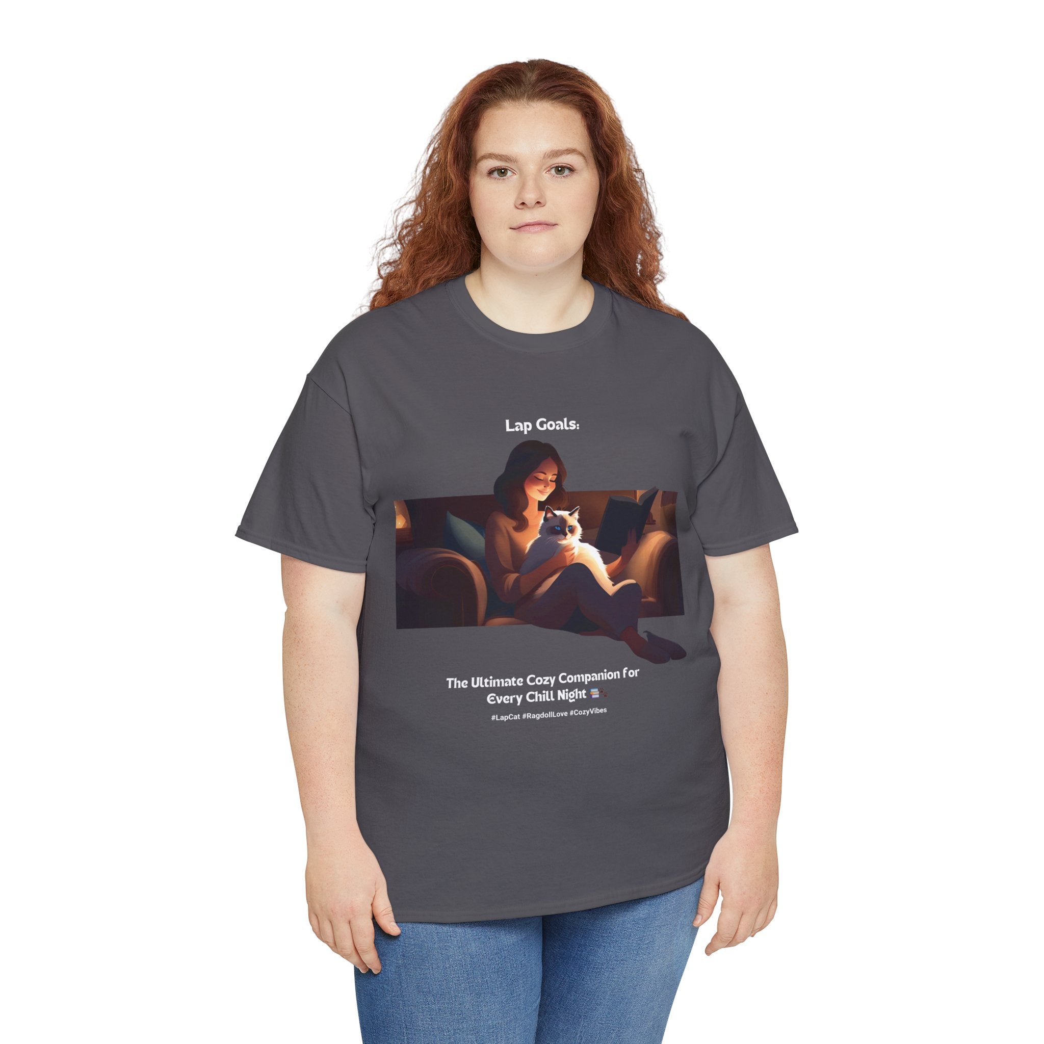 Women’s “The Ultimate Lap Cat” Ragdoll T‑Shirt – Lap Cat Mom Gift