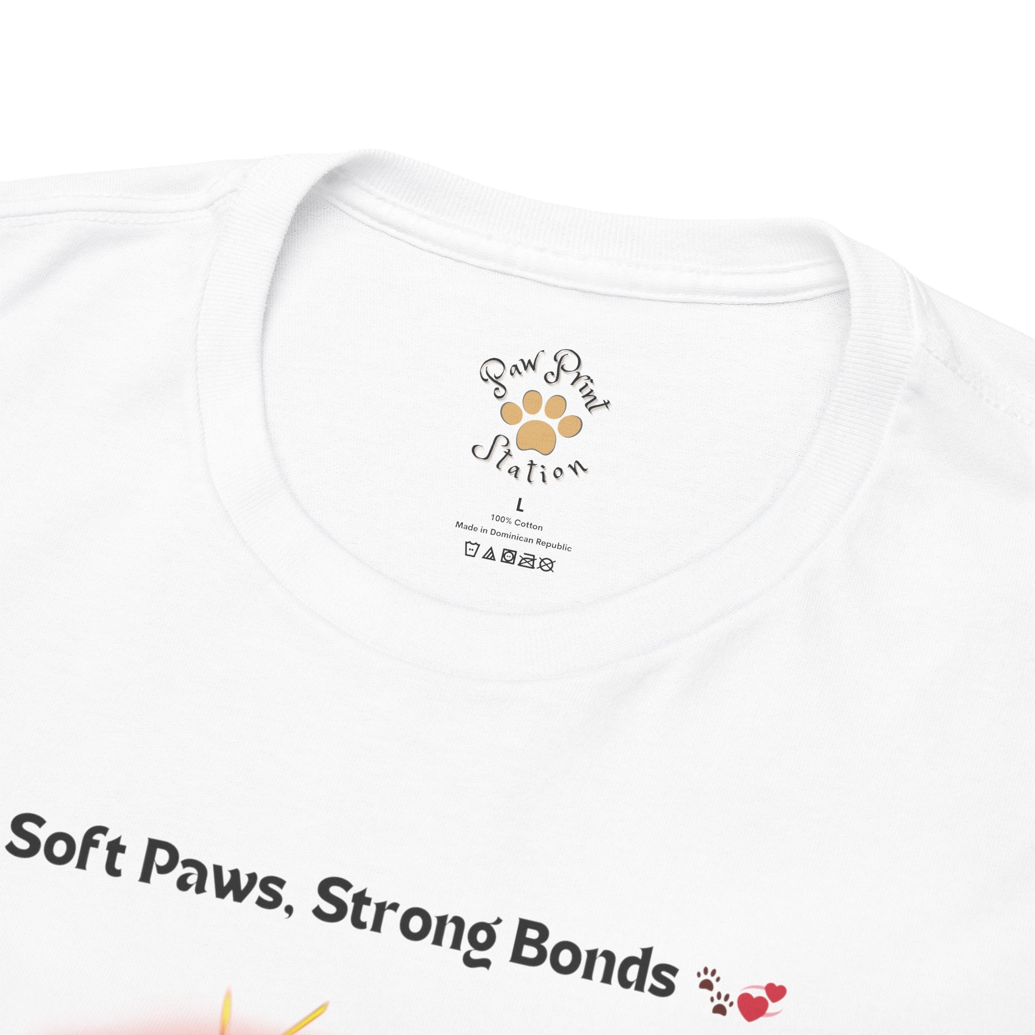 Men’s “Soft Paws, Strong Bonds” Maine Coon T‑Shirt – Gentle Giant Dad Gift