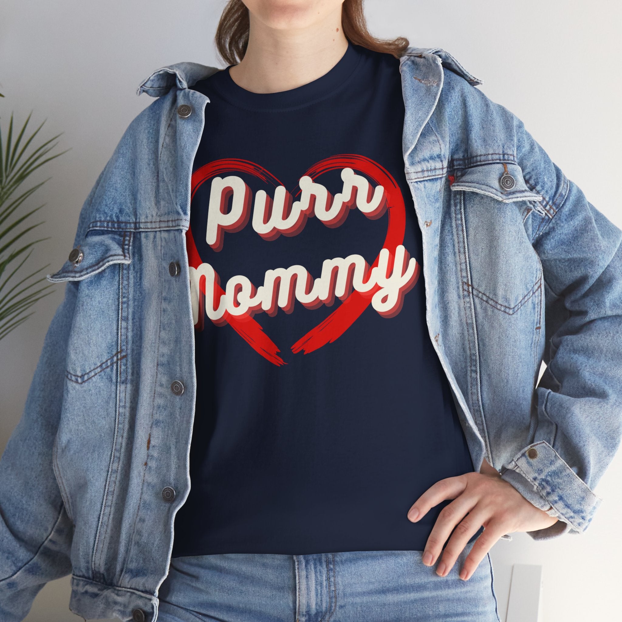Women’s “Purr Mommy Pride” T-Shirt – Cat Mom Love, Feline Lover Gift