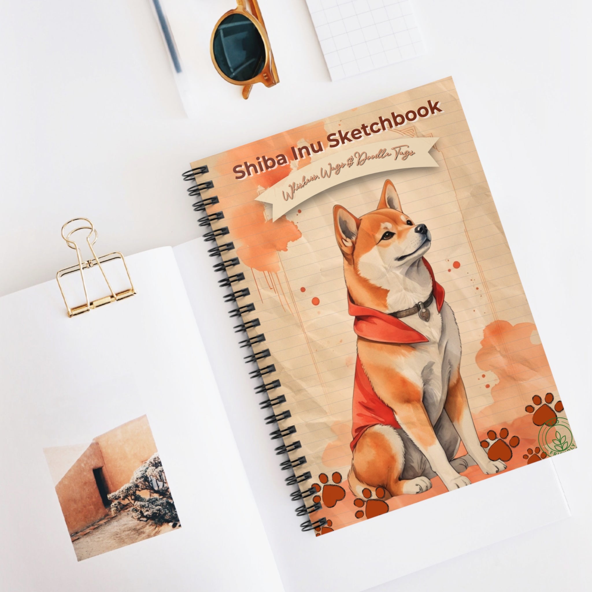 Shiba Inu Notebook - Creative Pet Lover's Journal, Perfect for Writing, Sketching, Dog Enthusiasts, Gift for Dog Owners
