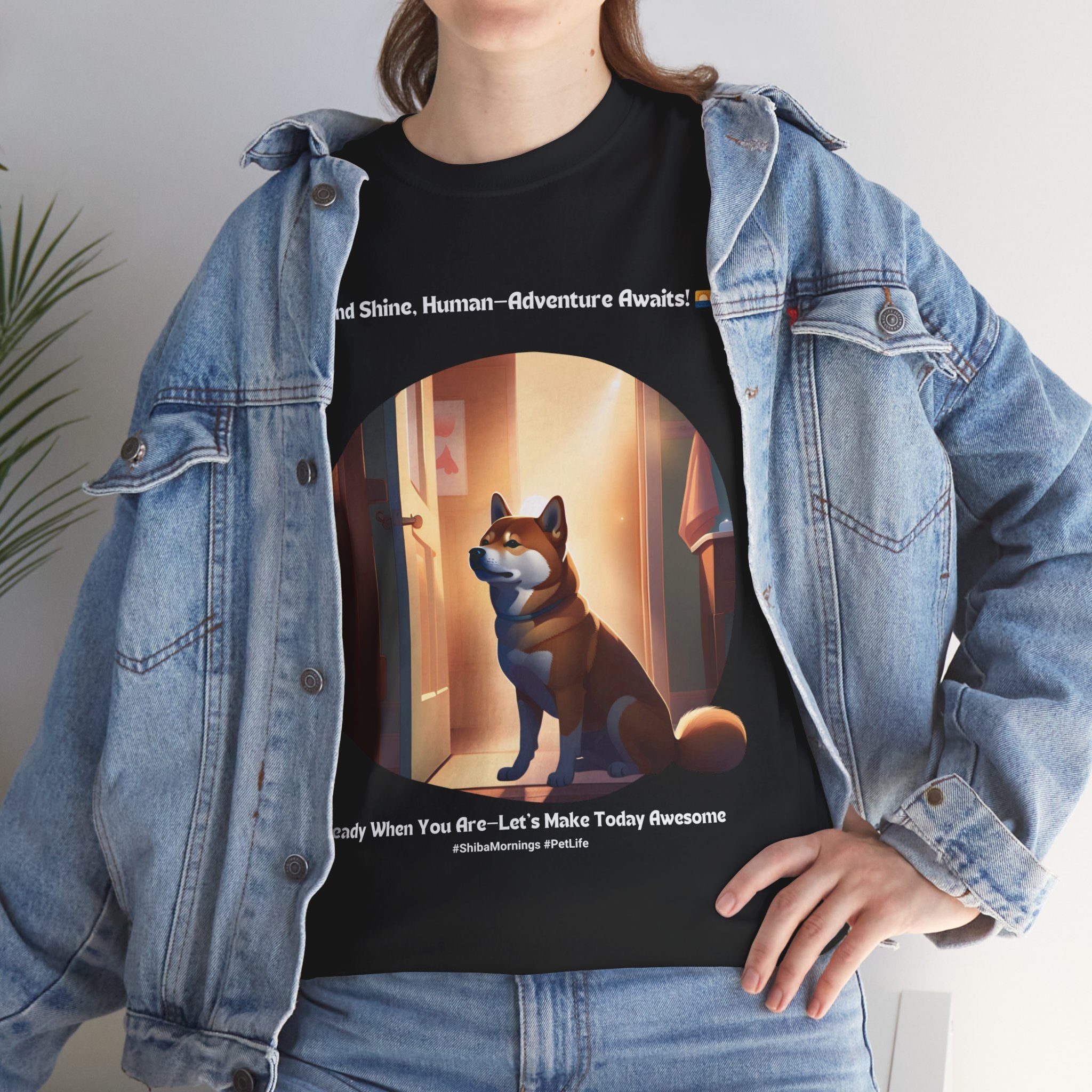 Unisex "Your Ultimate Adventure Buddy" Shiba Inu T-Shirt Pup Gift