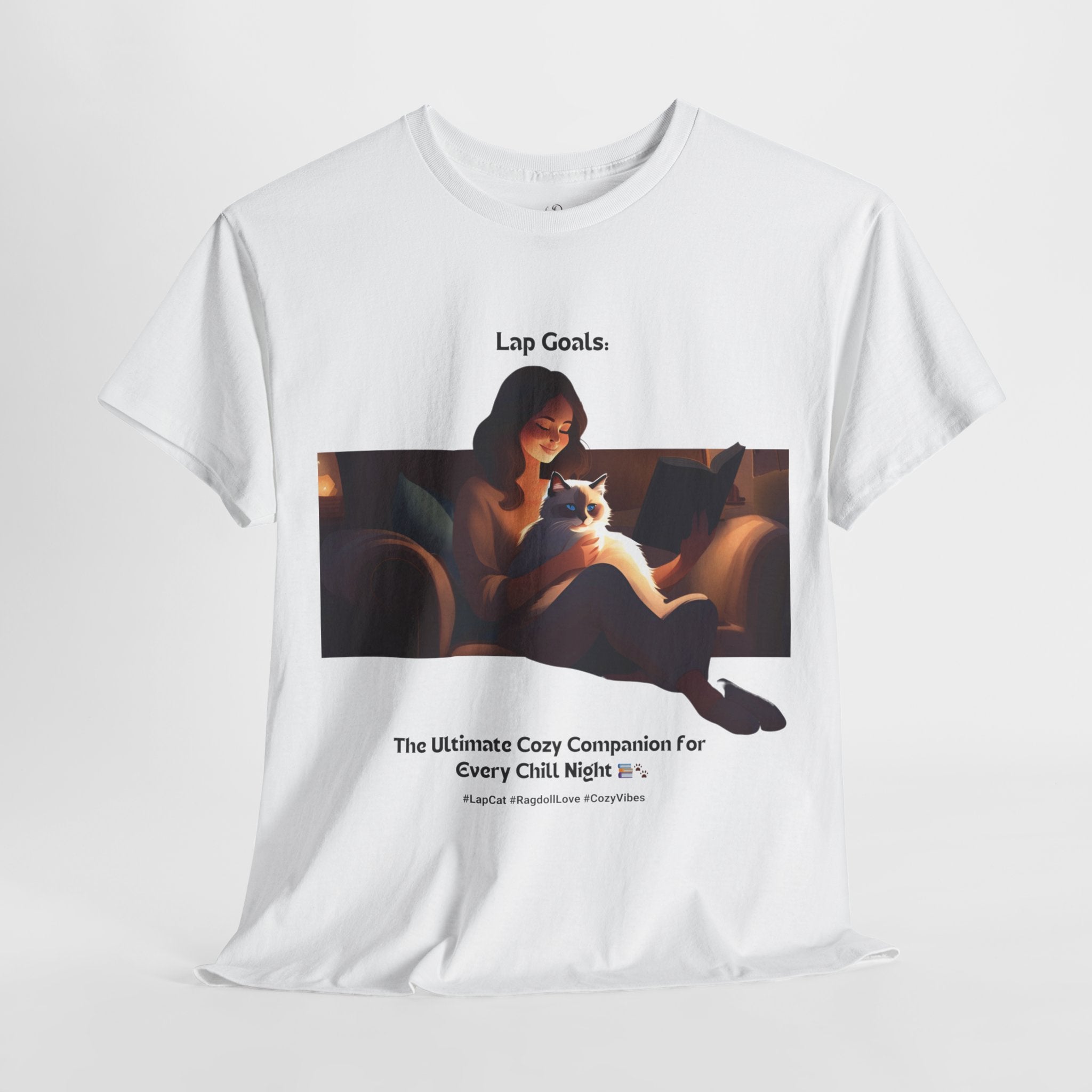 Women’s “The Ultimate Lap Cat” Ragdoll T‑Shirt – Lap Cat Mom Gift