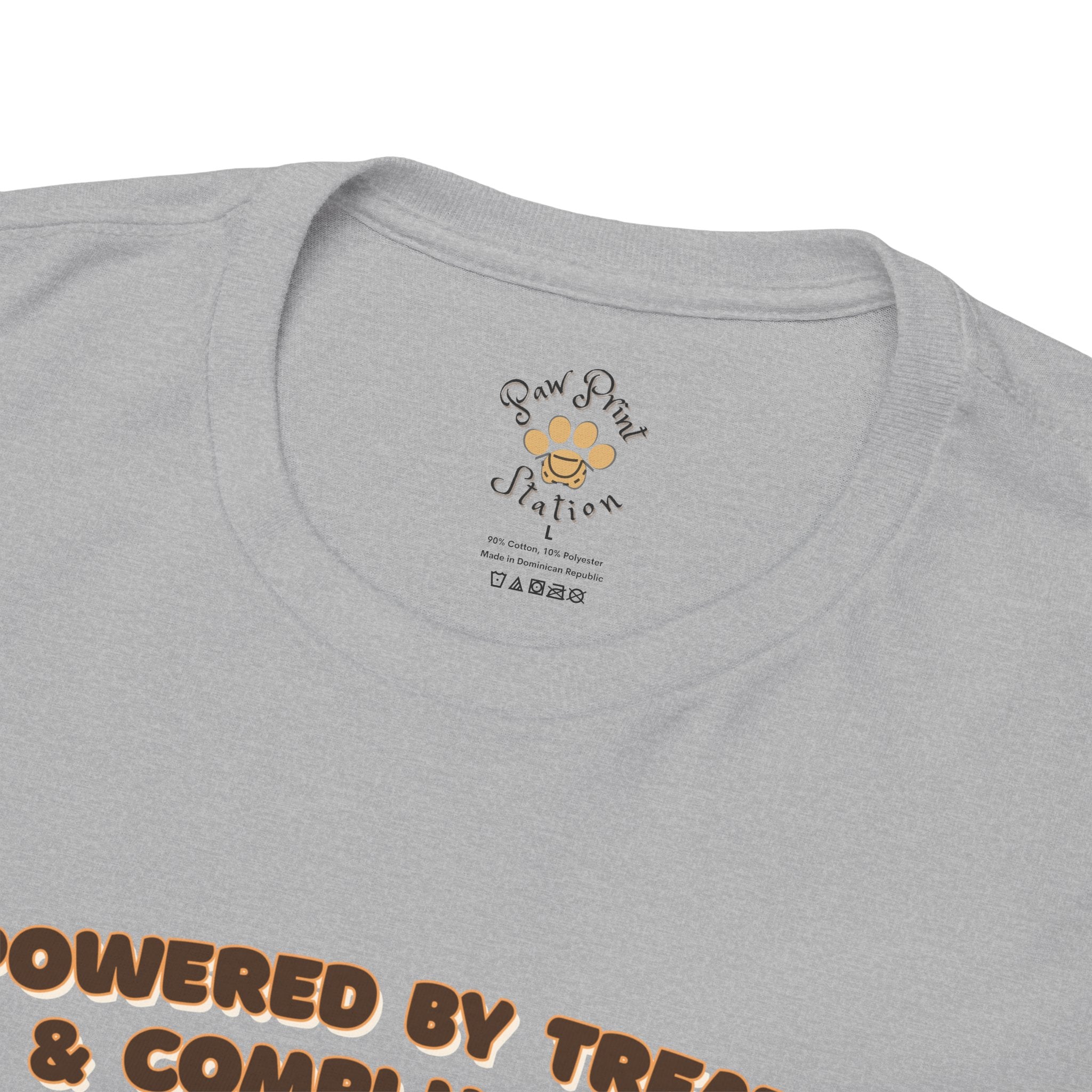 Unisex T-Shirt – Powered by Treats & Compliments: Corgi Everyday Moments Edition