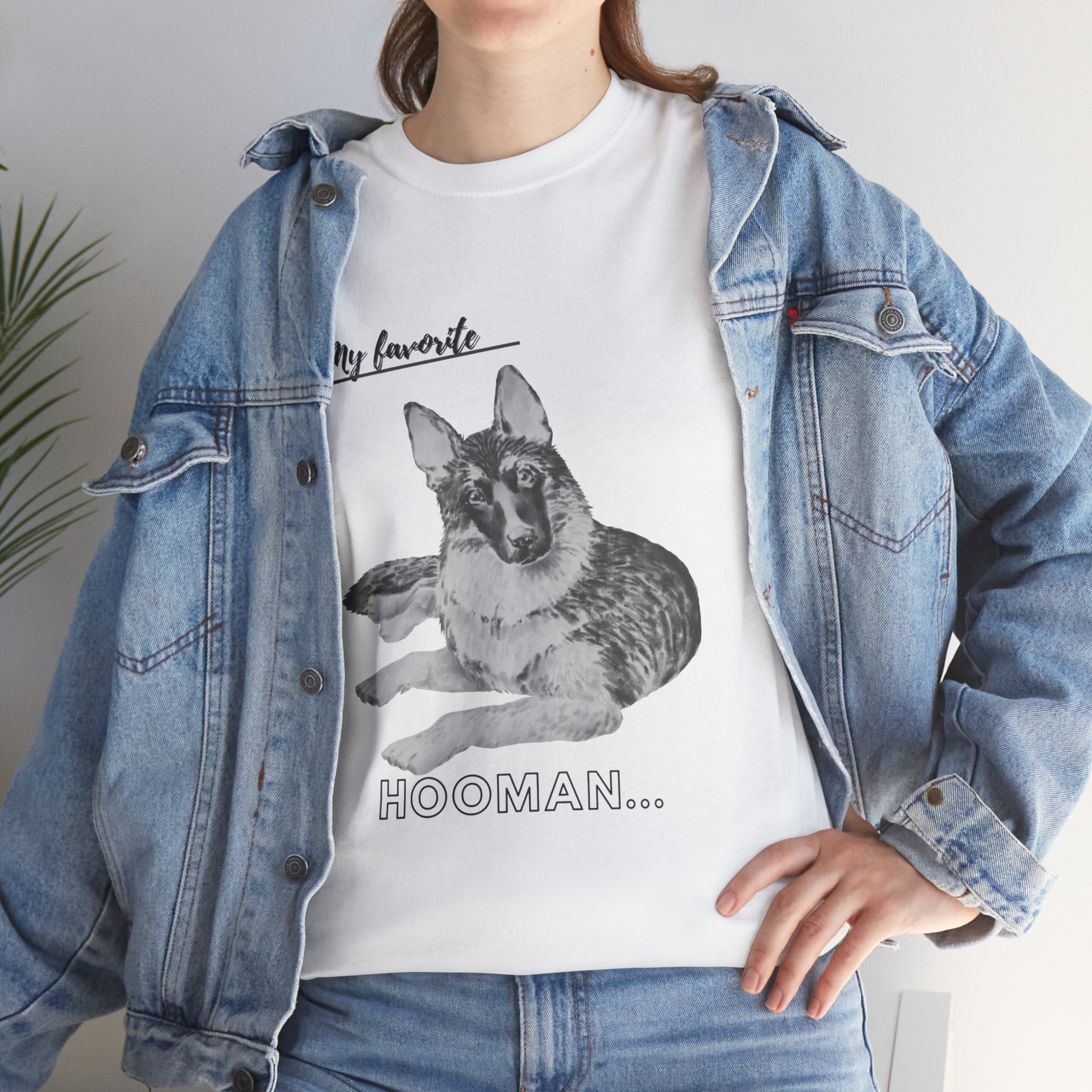 Unisex - My Favorite Hooman German Shepherd T-Shirt