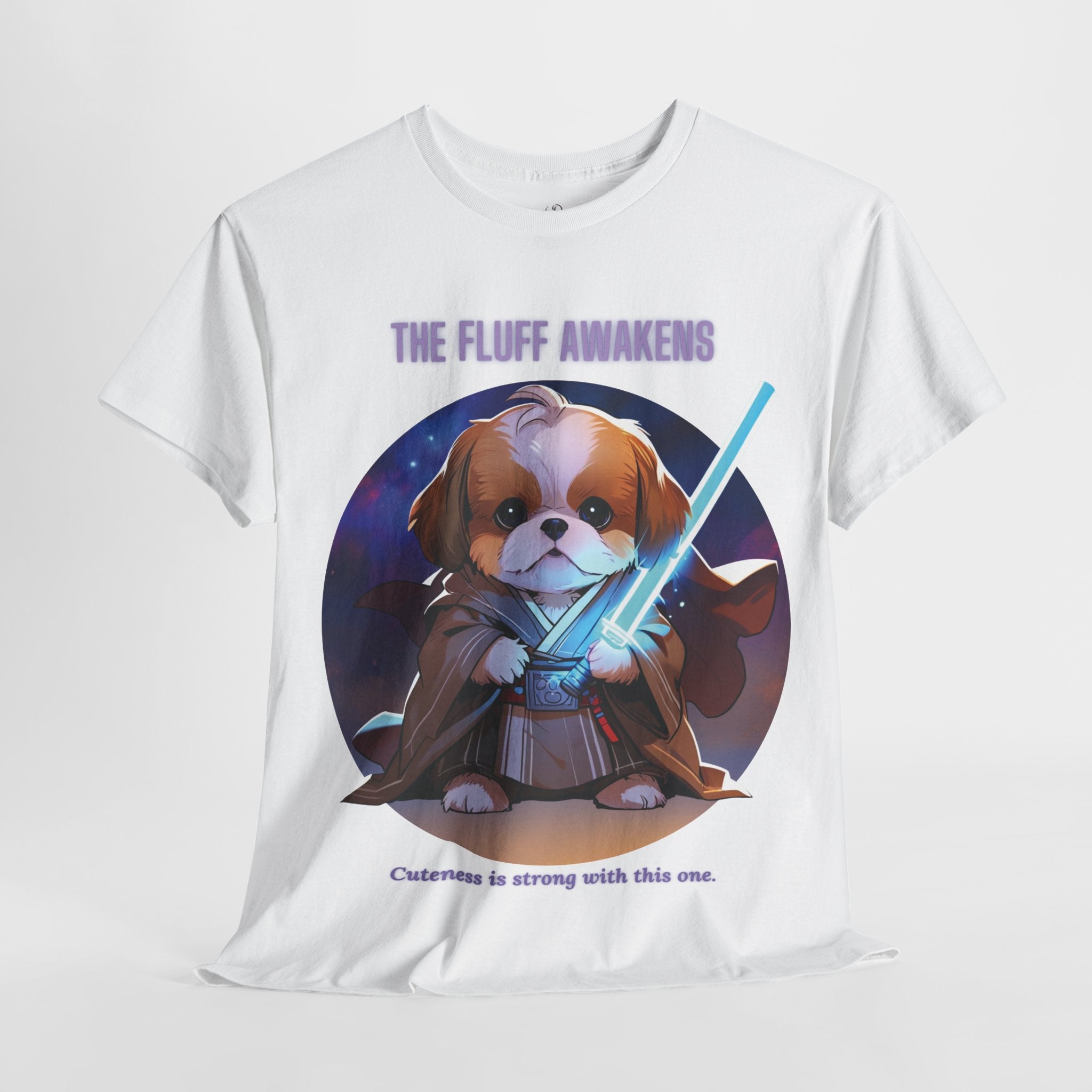 Unisex “The Fluff Awakens” Shih T‑Shirt – Fluff Lover Gift, Soft Pup Tee