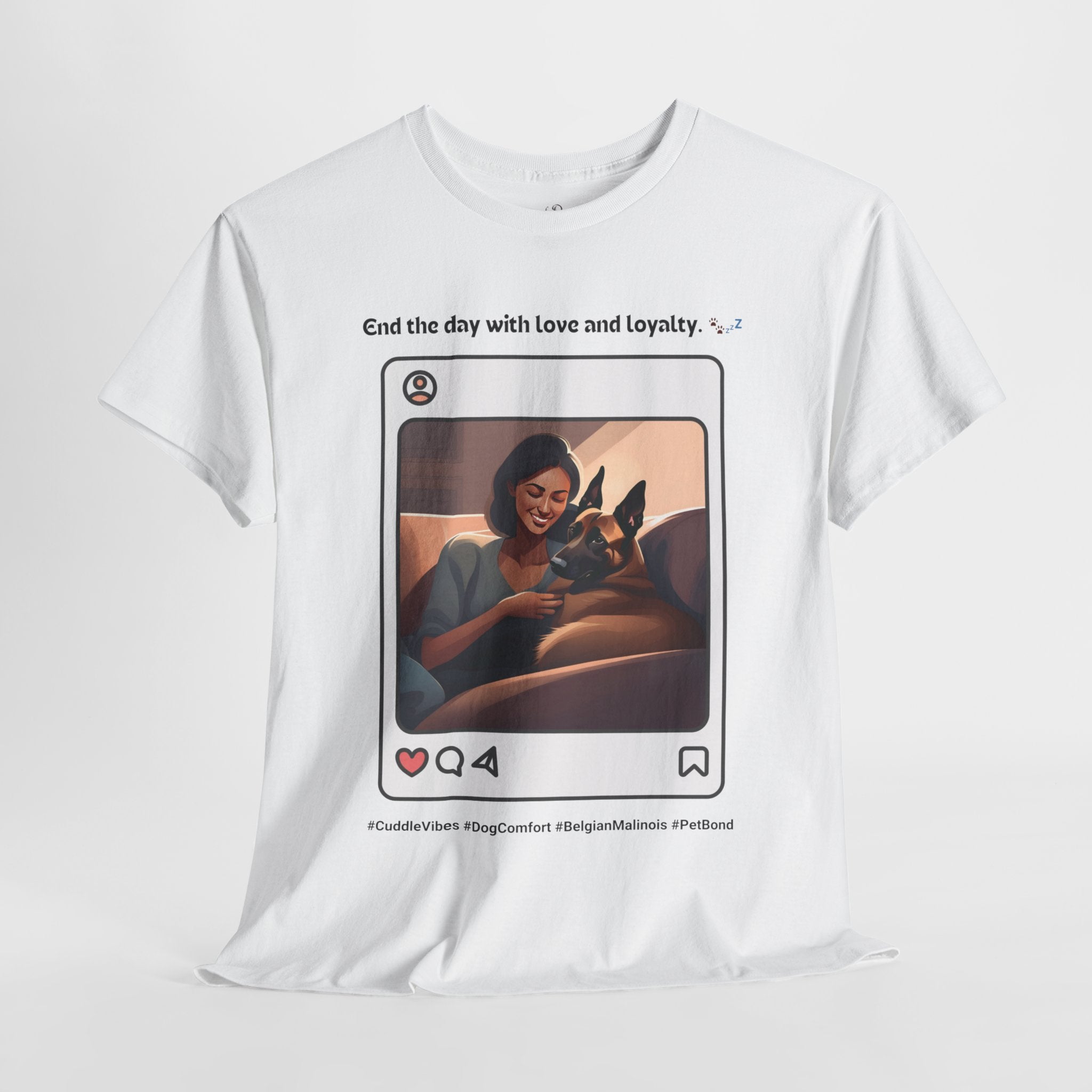 Women's -End the Day with Love and Loyalty: Belgian Malinois T-Shirt