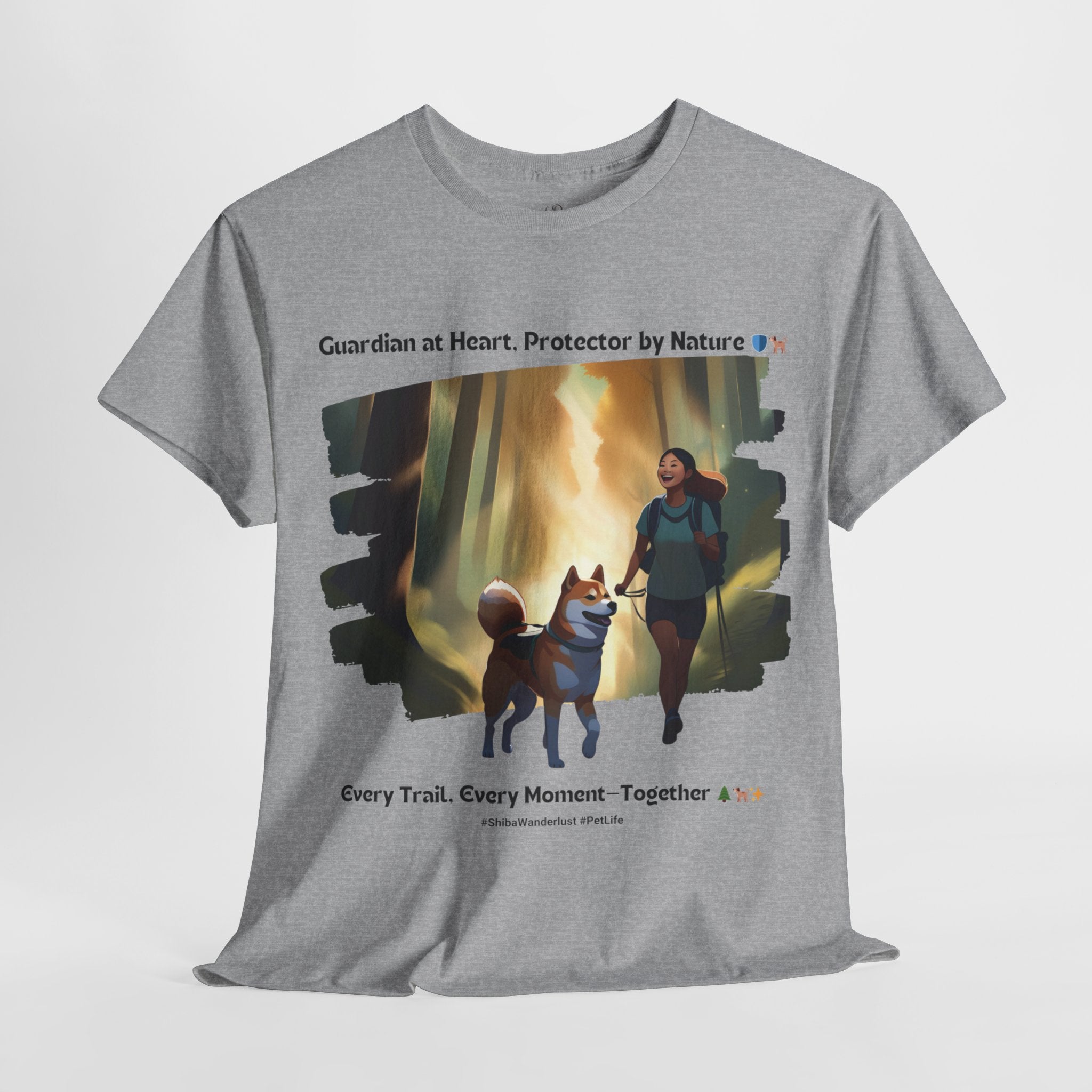 Women’s “Guardian of the Wild” Shiba Inu T‑Shirt – Fierce Pup Mom Gift