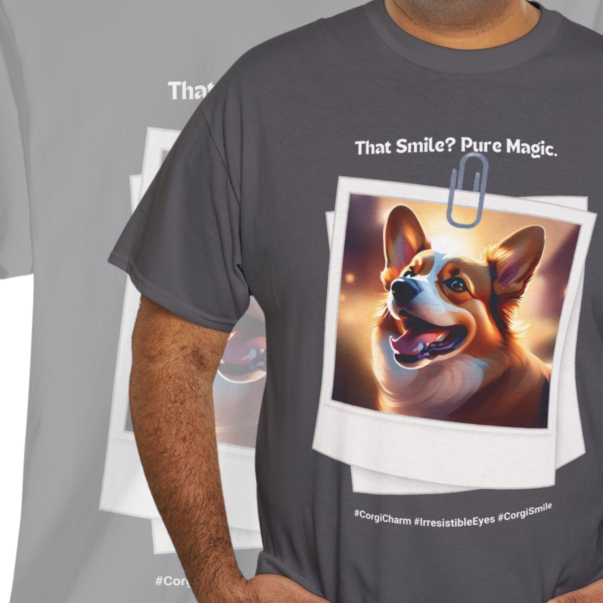 Unisex “That Smile? Pure Magic” Corgi T-Shirt – Charming Pup Tee, Dog Lover Gift