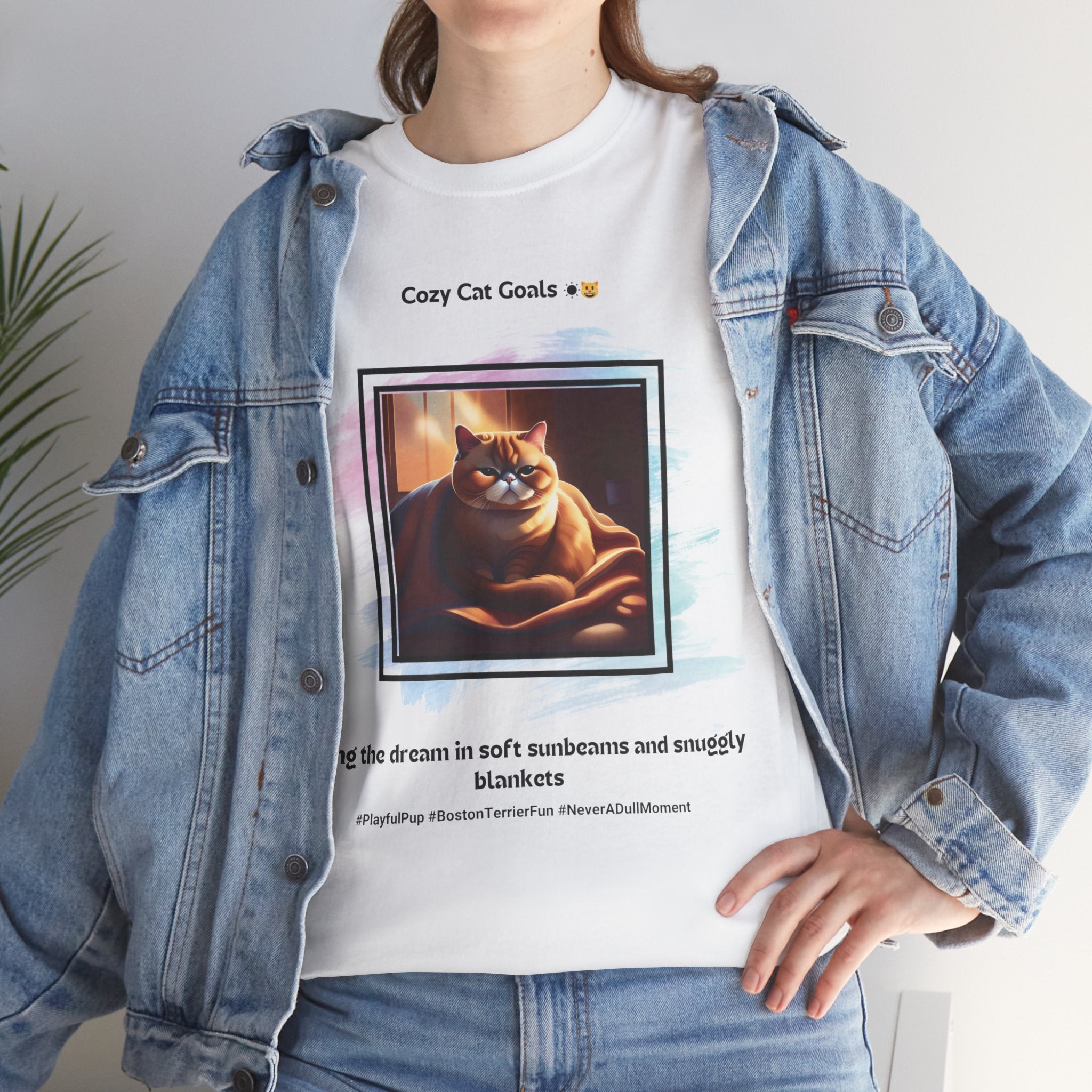 Unisex “Cozy Cat Goals” Exotic Shorthair T‑Shirt – Comfort Cat Gift