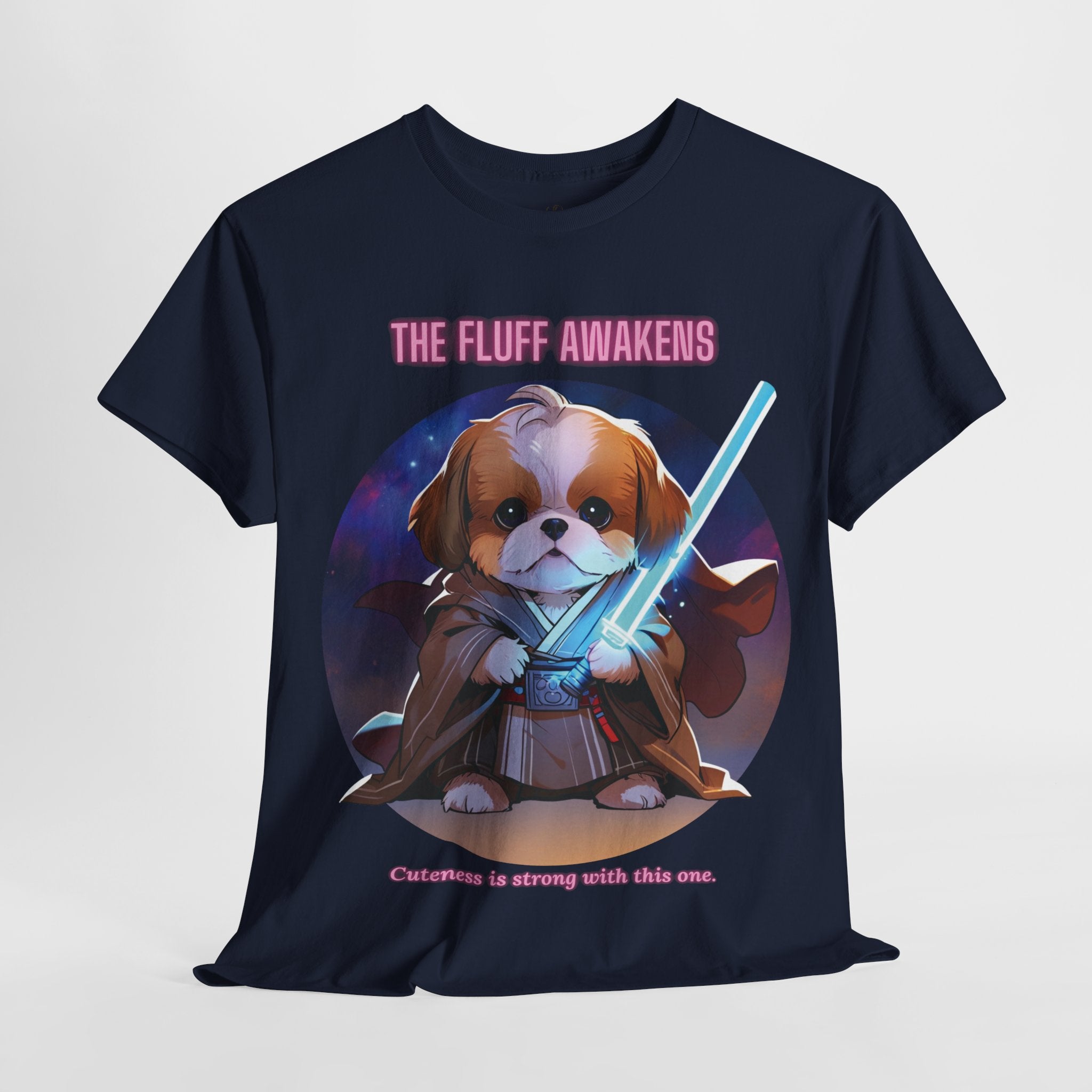 Unisex “The Fluff Awakens” Shih T‑Shirt – Fluff Lover Gift, Soft Pup Tee