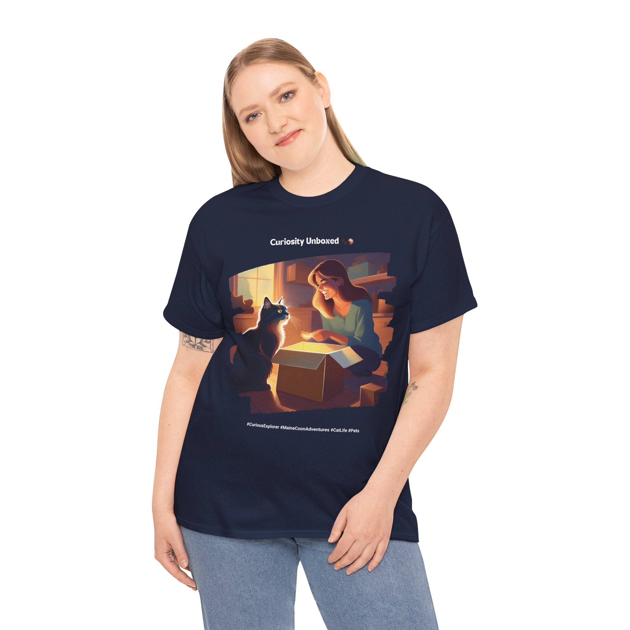 Women's - Curiosity Unboxed: Maine Coon Adventures T-Shirt