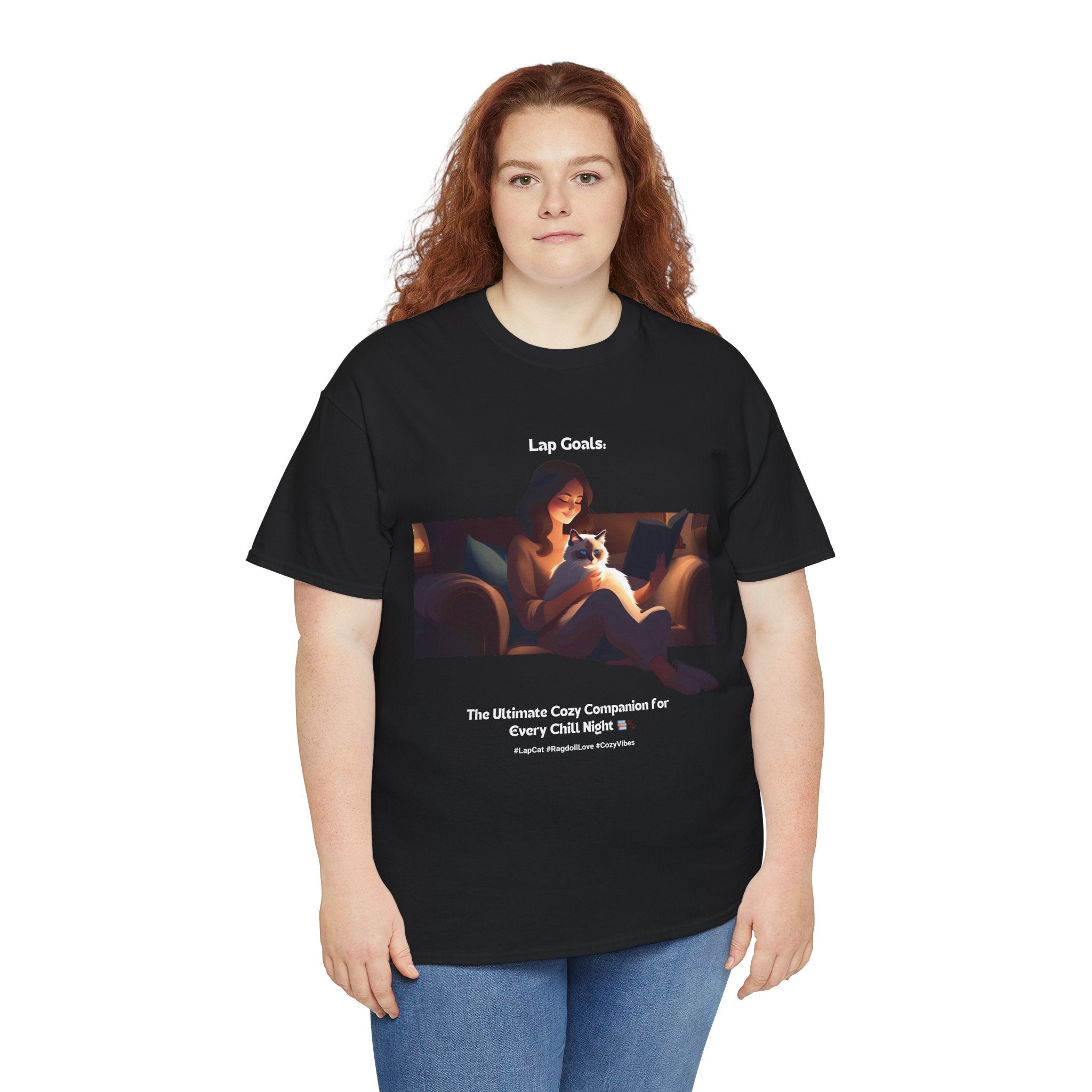 Women’s “The Ultimate Lap Cat” Ragdoll T‑Shirt – Lap Cat Mom Gift